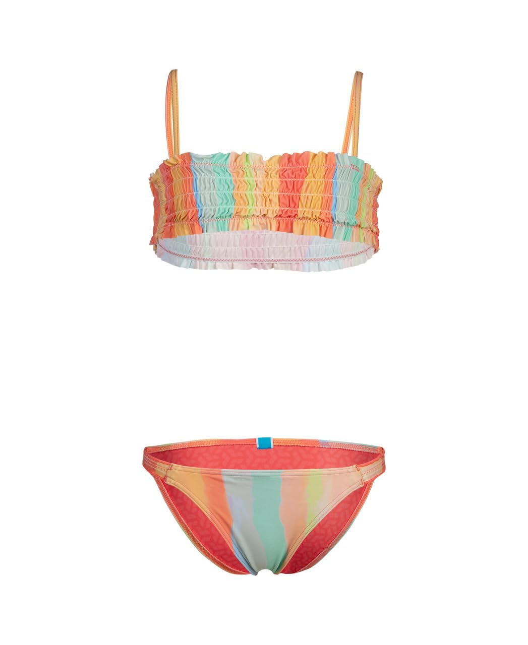 arena-water-print-bikini-bandeau-due-pezzi-bambina image 4