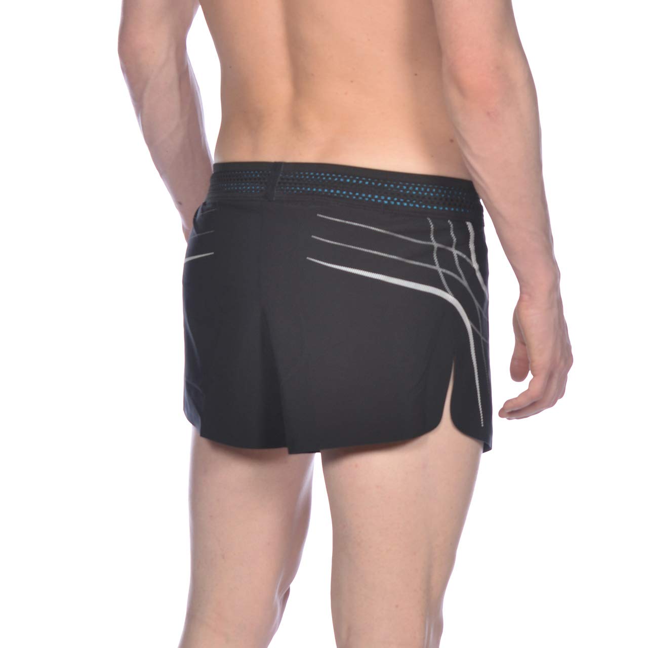 arena-a-one-pantaloncino-uomo-con-spacchetto-laterale-nero-l image 2