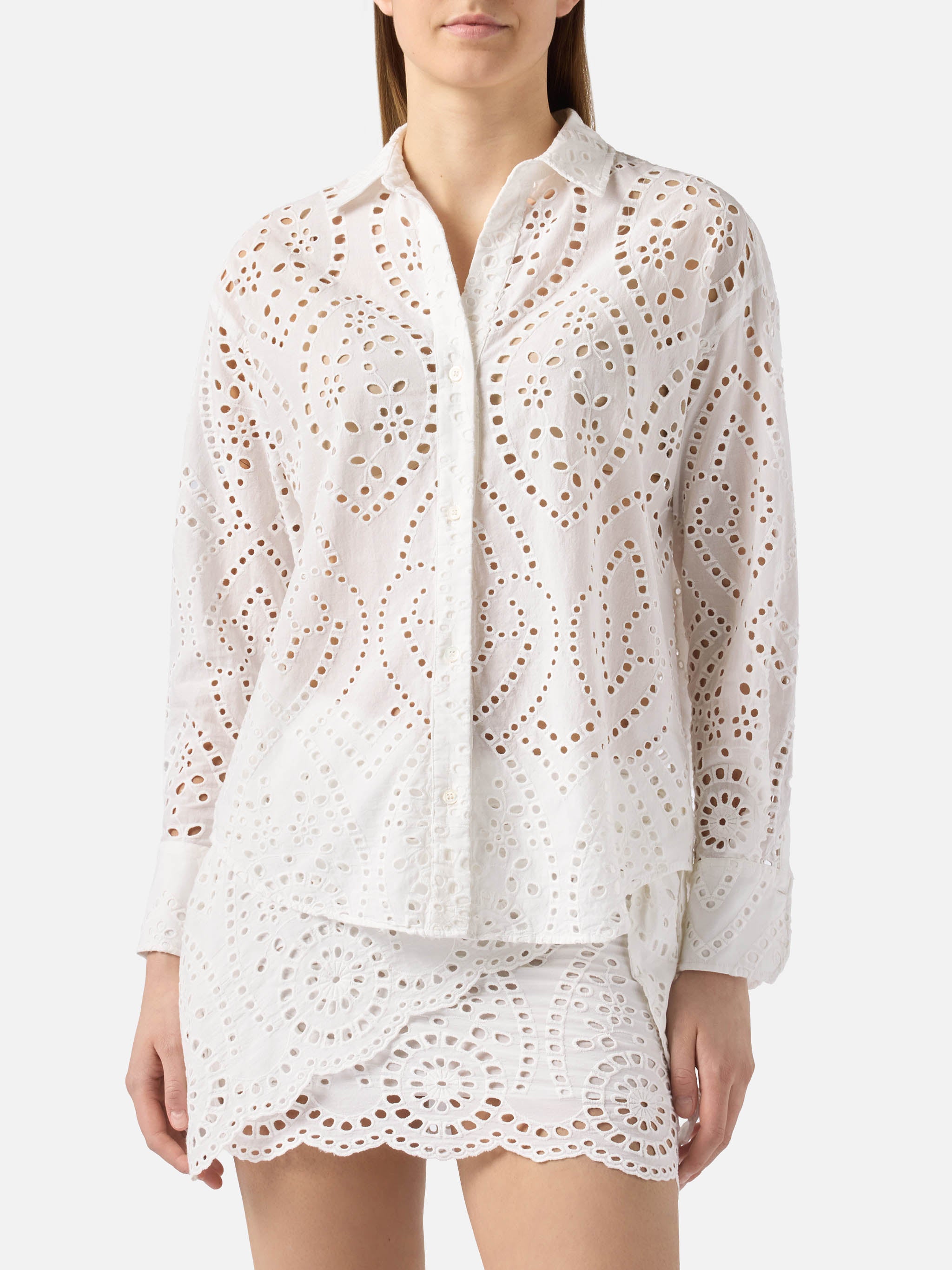mc2-saint-barth-camicia-cristal-in-cotone-sangallo-bianco image 1