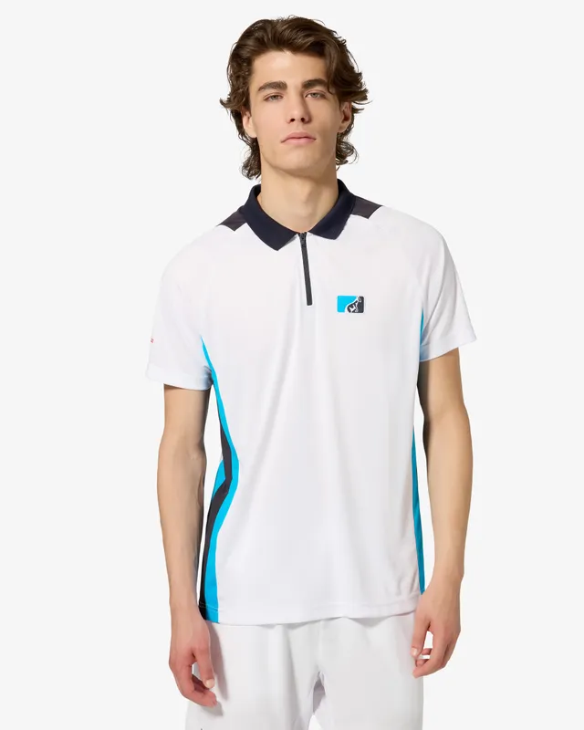 australian-league-polo-shirt-polo-tennis-bianca-traspirante image 1