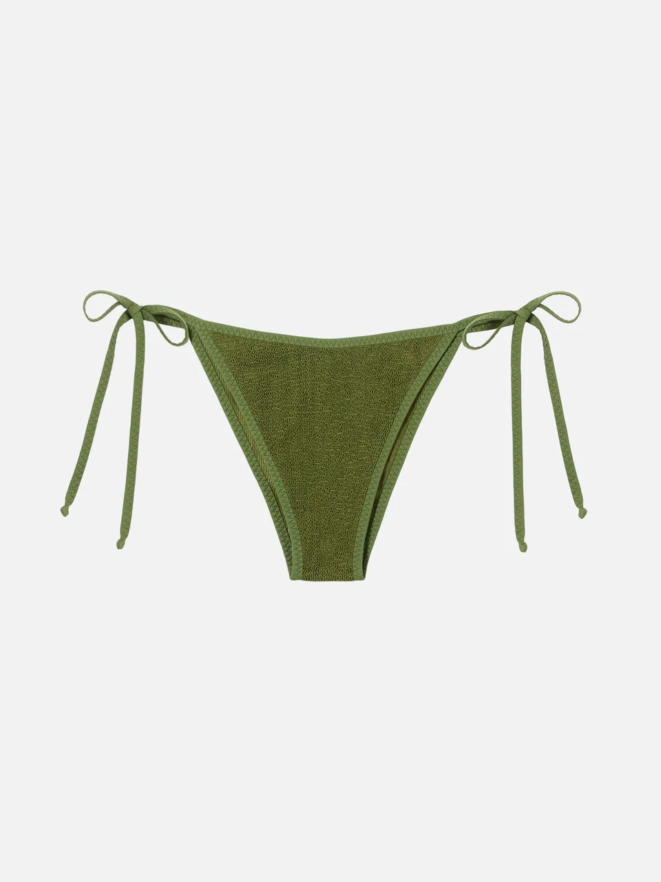 mc2-saint-barth-marielle-slip-mare-donna-crinkle-verde-con-piping image 1