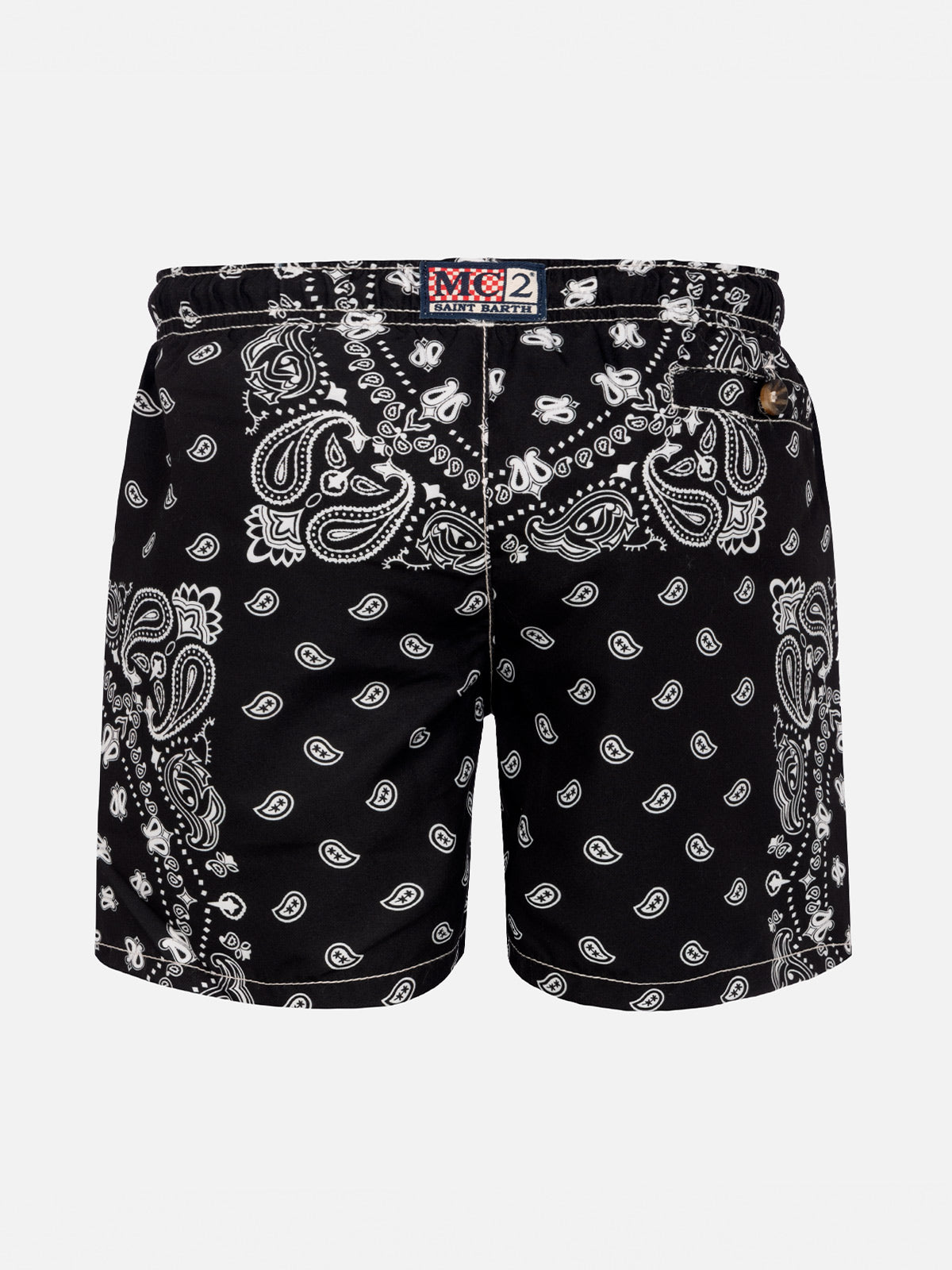mc2-saint-barth-costume-da-bagno-bambino-stampa-bandana-nera image 2
