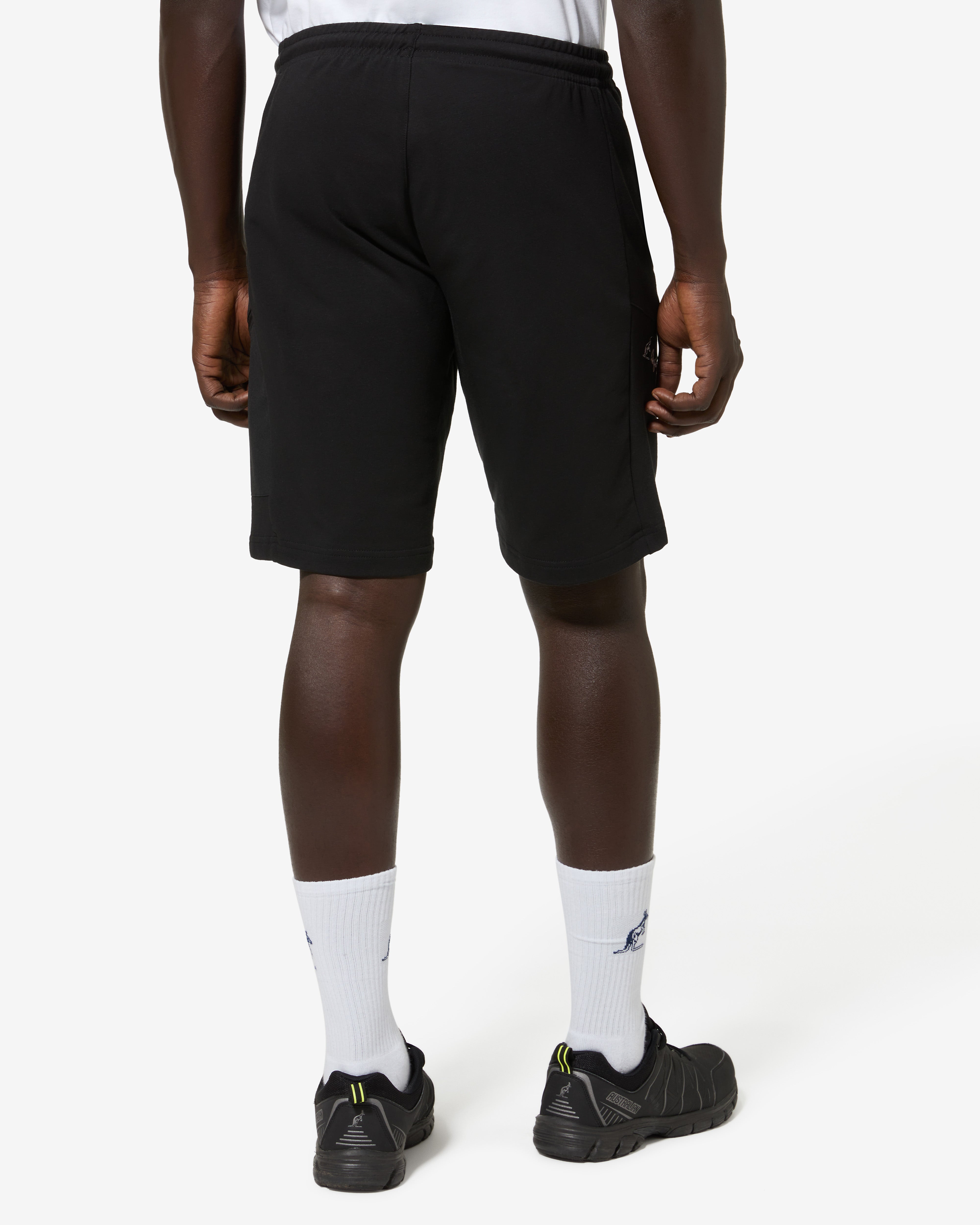 australian-gen-vinyl-short-short-in-felpa-elasticizzata-nero image 3