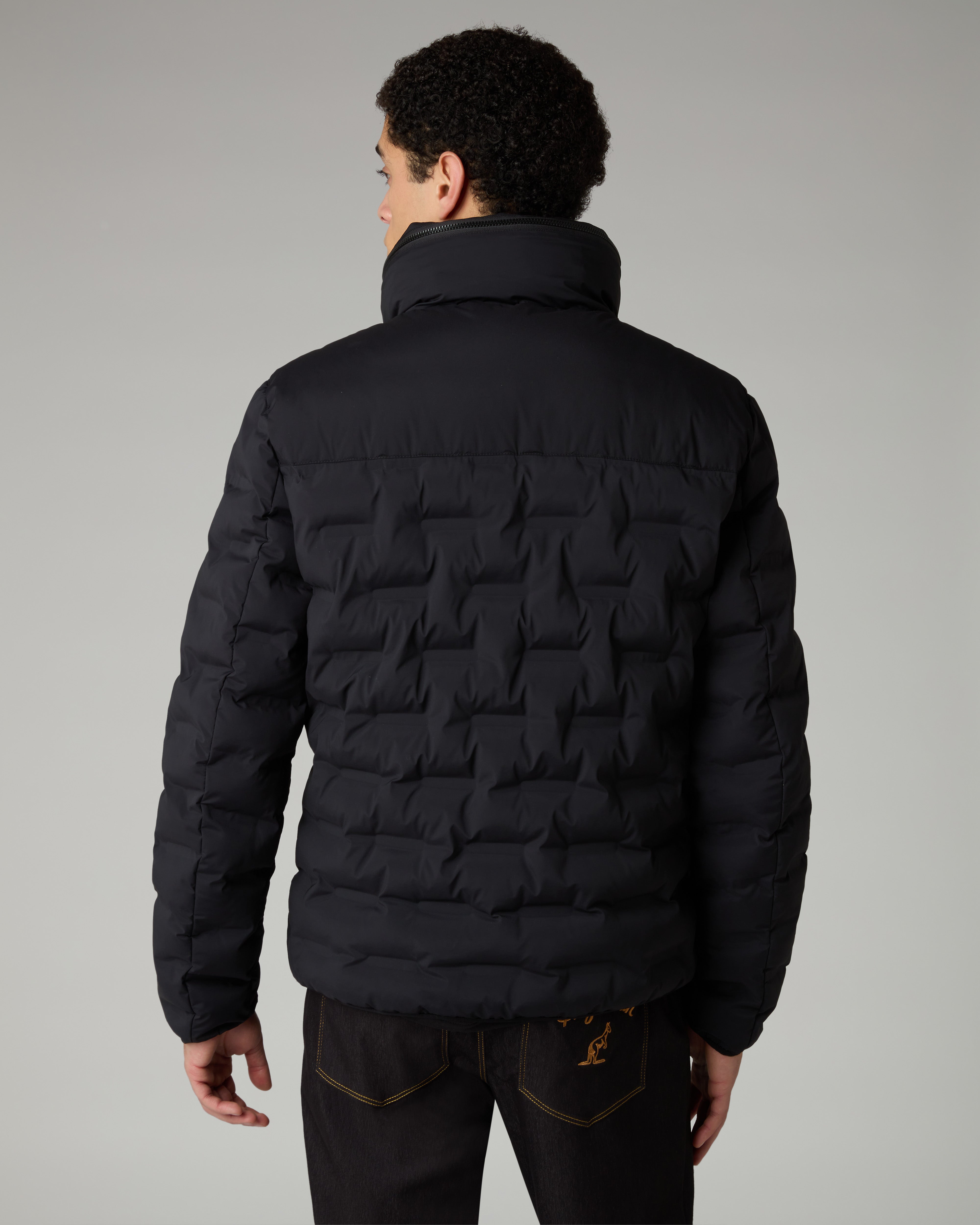 australian-3-d-jacket-giubbotto-trapuntato-termosaldato-nero-uomo image 3