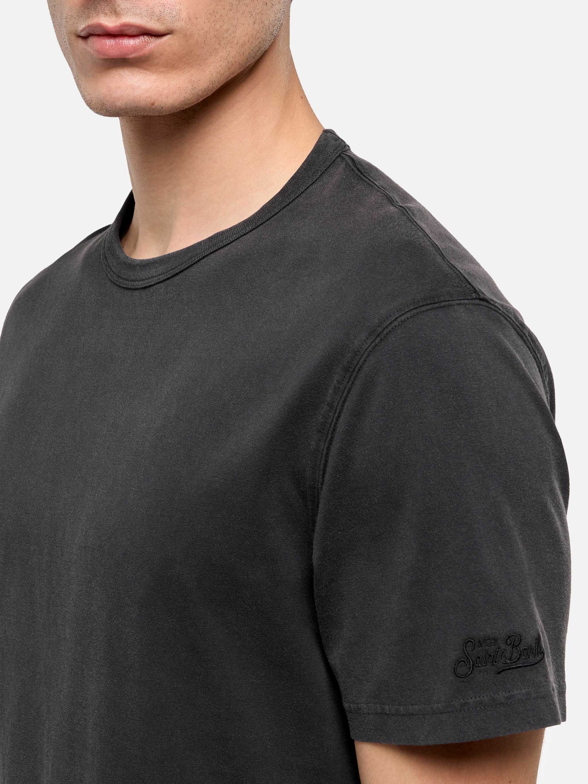 mc2-saint-barth-t-shirt-dover-uomo-in-jersey-di-cotone-biologico-nero image 3