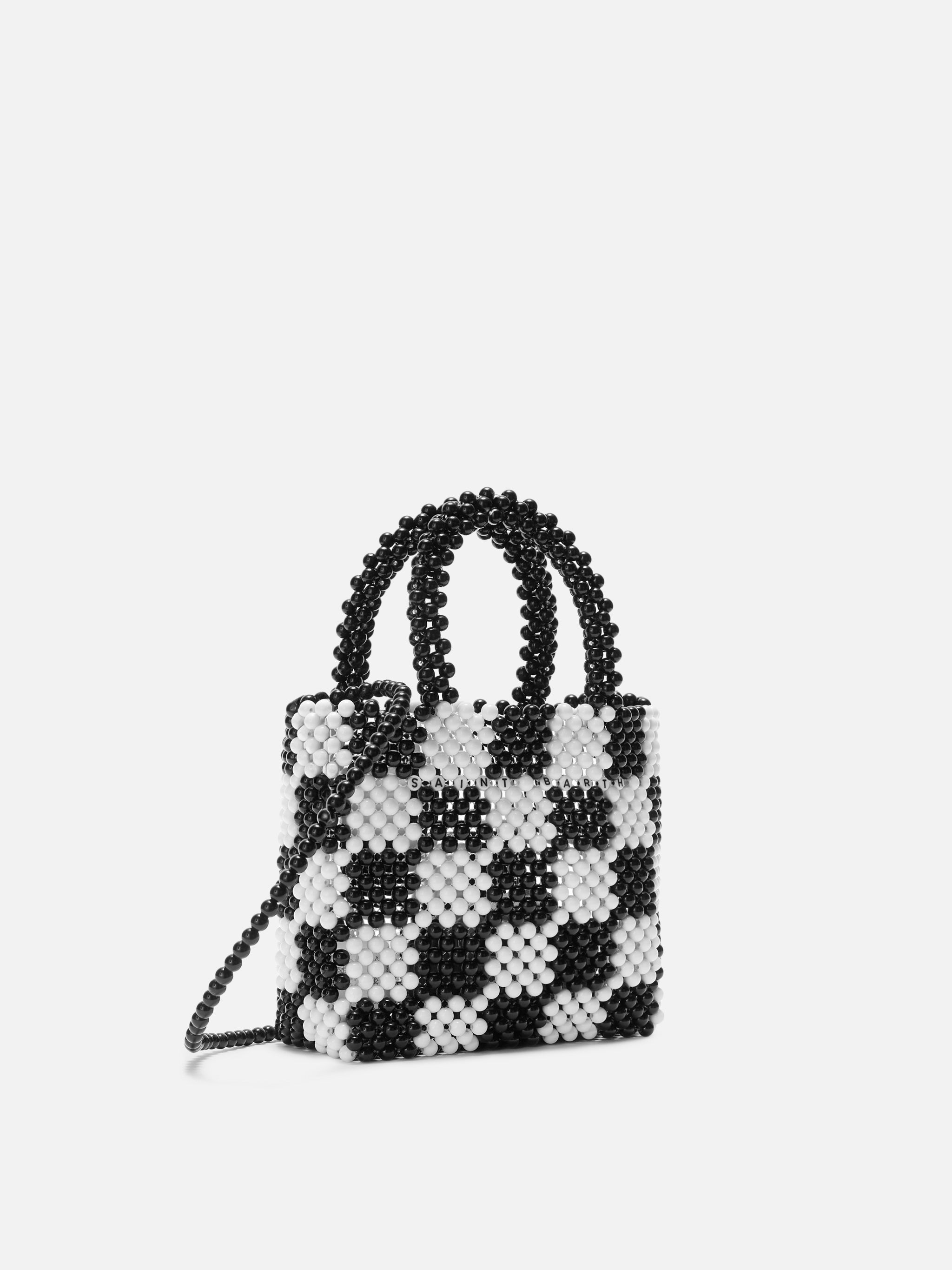 mc2-saint-barth-madame-borsa-piccola-con-perline-multicolor-nera-shoulder-bag image 3