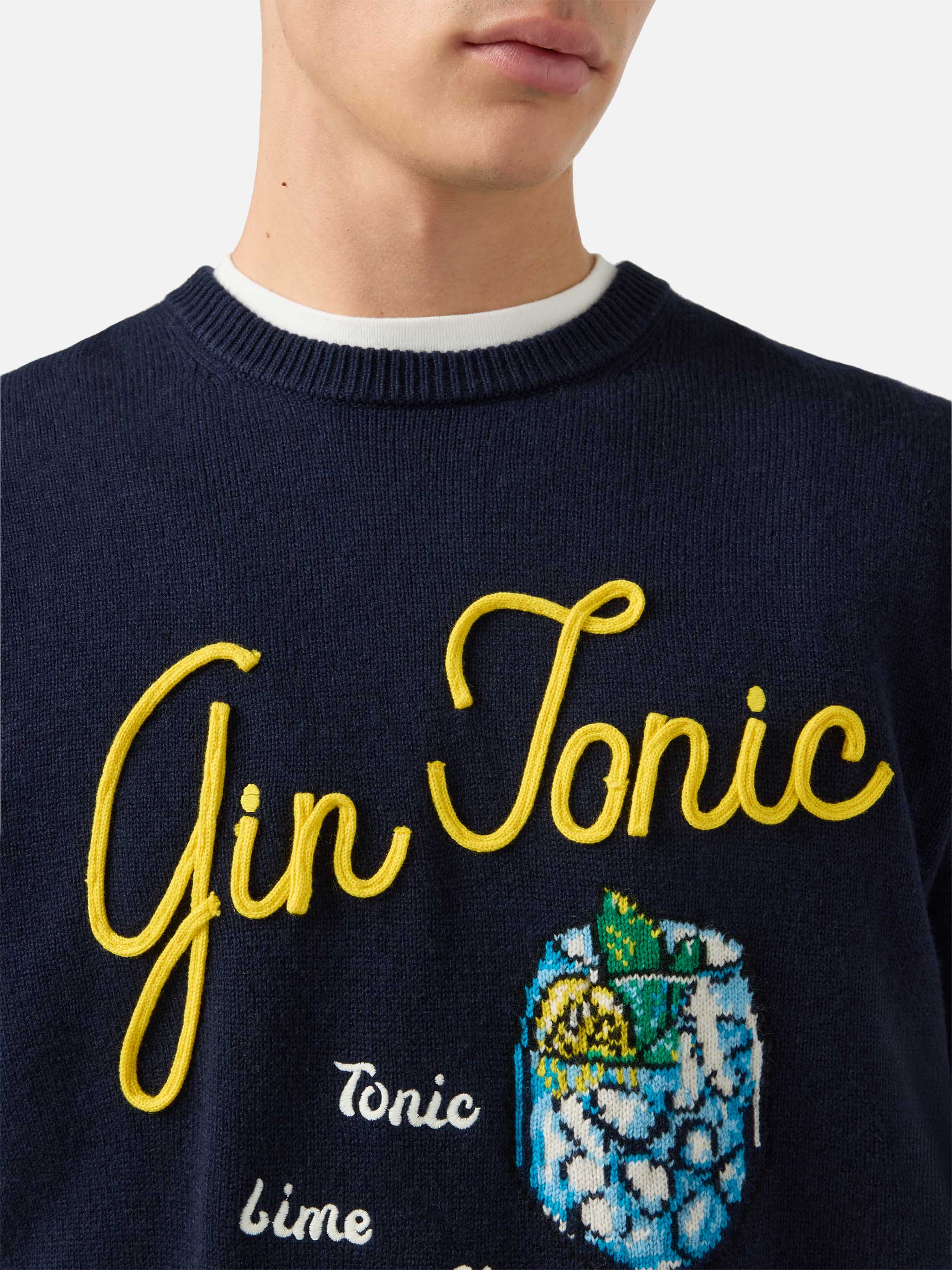 mc2-saint-barth-heron-maglione-uomo-in-misto-cashmere-blu-ricamo-gn-tonic image 2