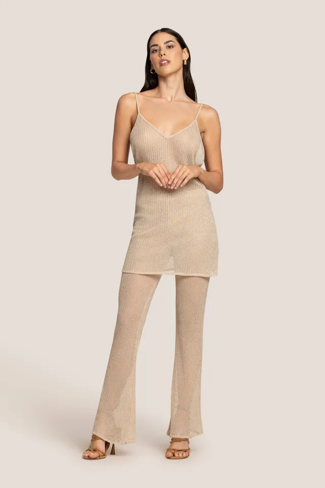 4giveness-pantaloni-zampa-trasparent-soft-cover-up-donna image 1