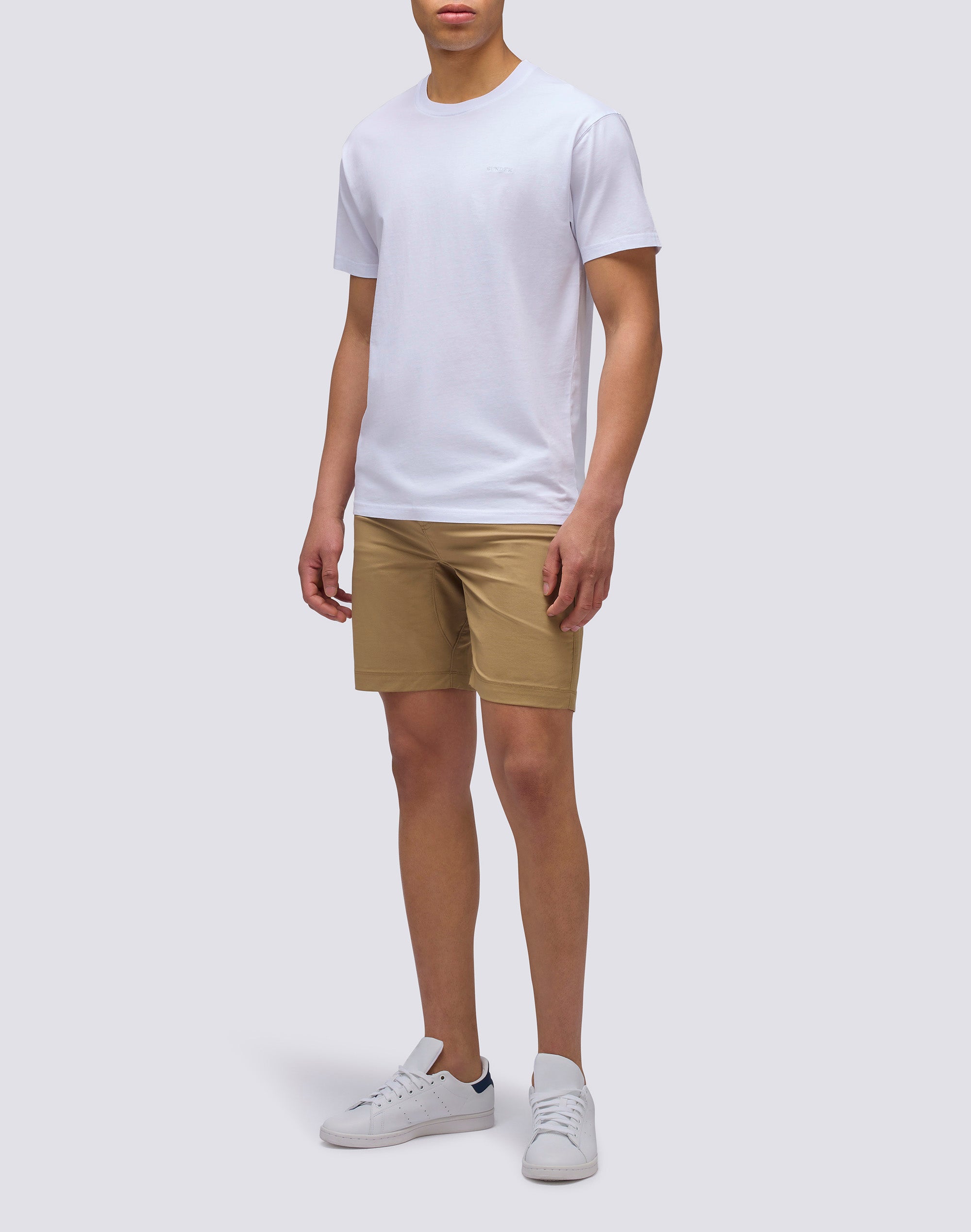 sundek-t-shirt-uomo-tinta-unita-con-ricamo-petto image 3