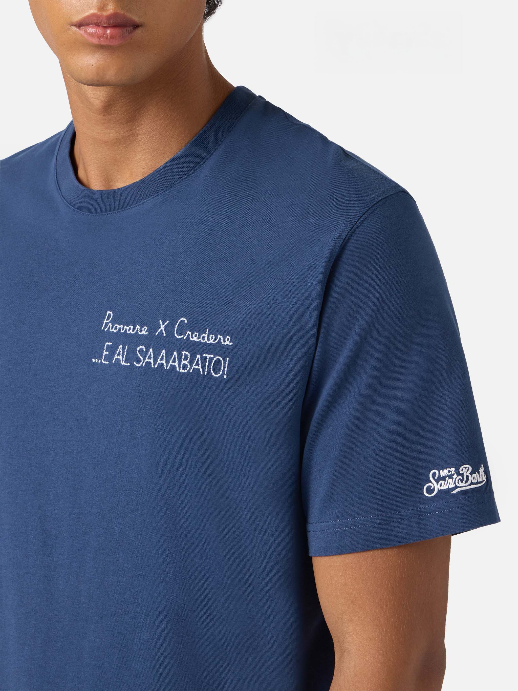 mc2-saint-barth-arnott-t-shirt-uomo-cotone-blu-yuppies-special-edition image 1