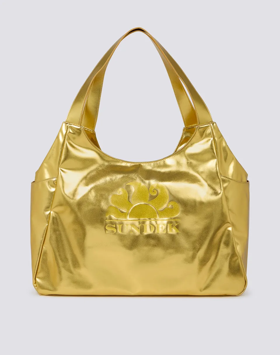sundek-borsa-shopper-laminata-con-logo image 1