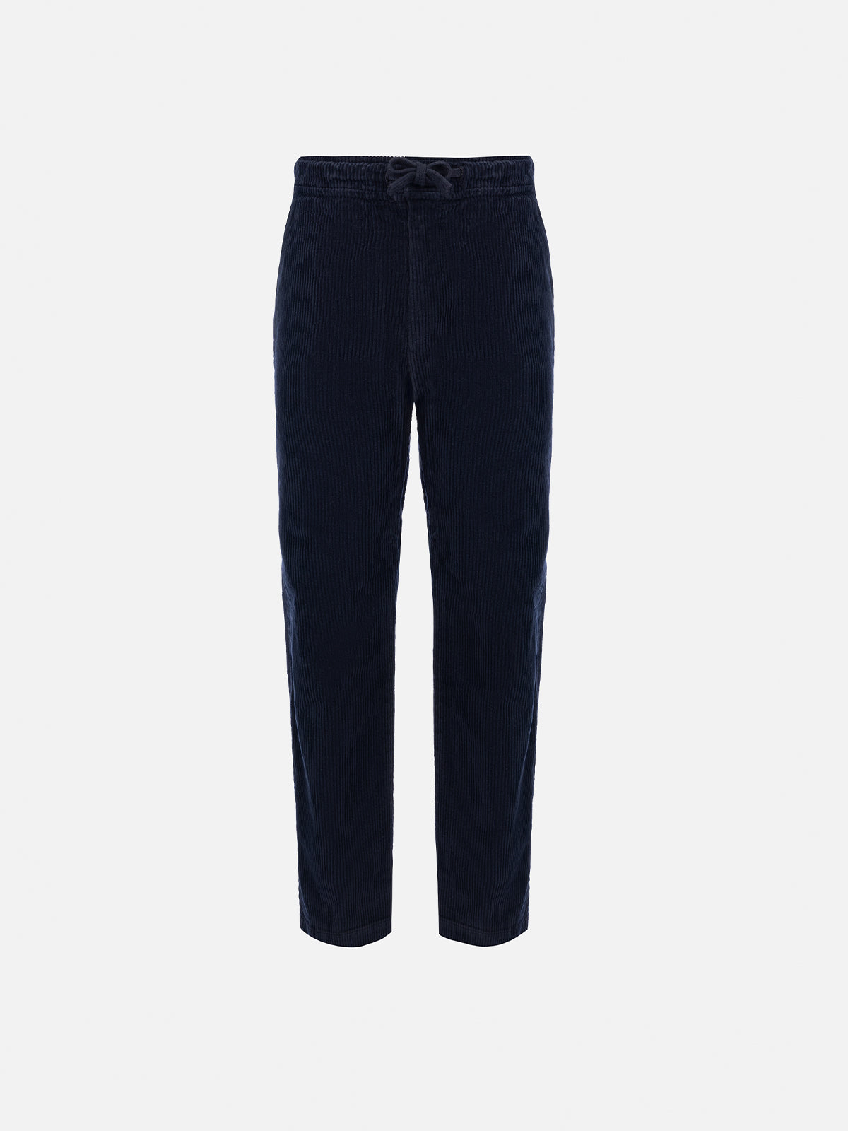mc2-saint-barth-kilkenny-pantaloni-bambino-velluto-blu-cane-country image 1