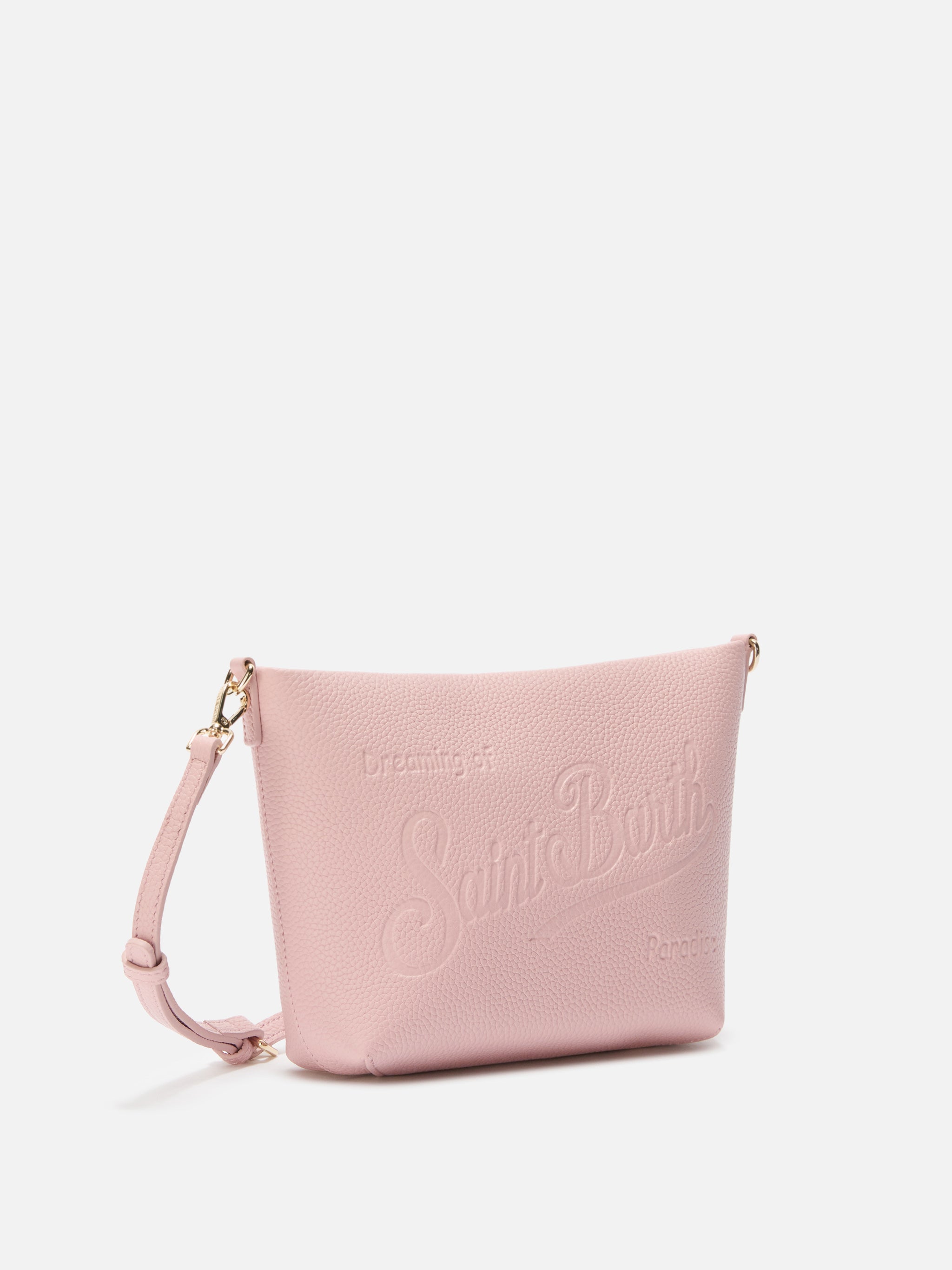 mc2-saint-barth-borsa-a-spalla-aline-bag-in-pelle-martellata-rosa-ali0034 image 3