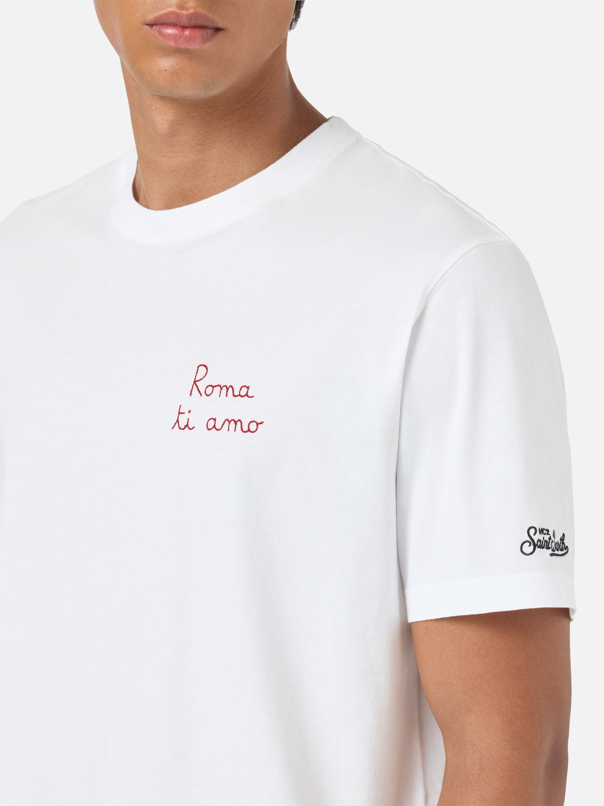 mc2-saint-barth-t-shirt-portofino-uomo-bianca-roma-ti-amo-as-roma-special-editio image 3