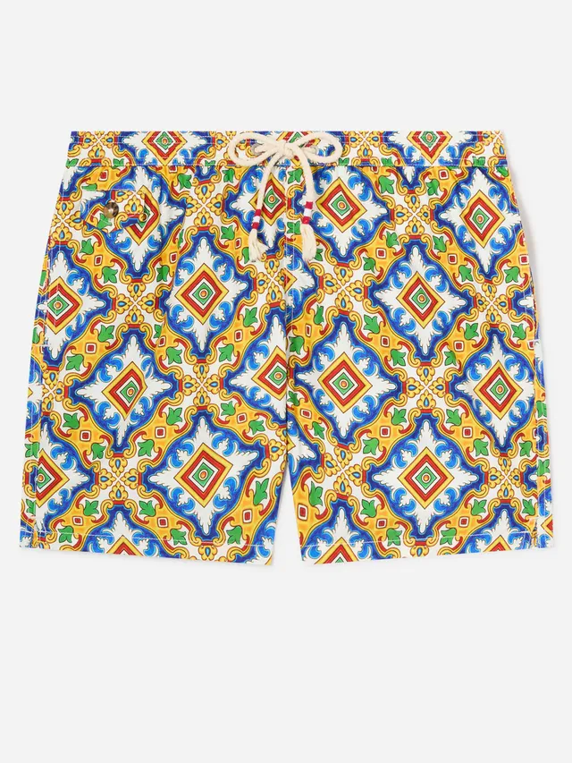 mc2-saint-barth-costume-mare-uomo-lighting-maiolica-multicolor-bianco image 1