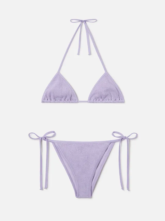 bikini-mc2-saint-barth-leah-marielle-crinkle-lurex-lilla-top-triangolo-e-slip-br image 1