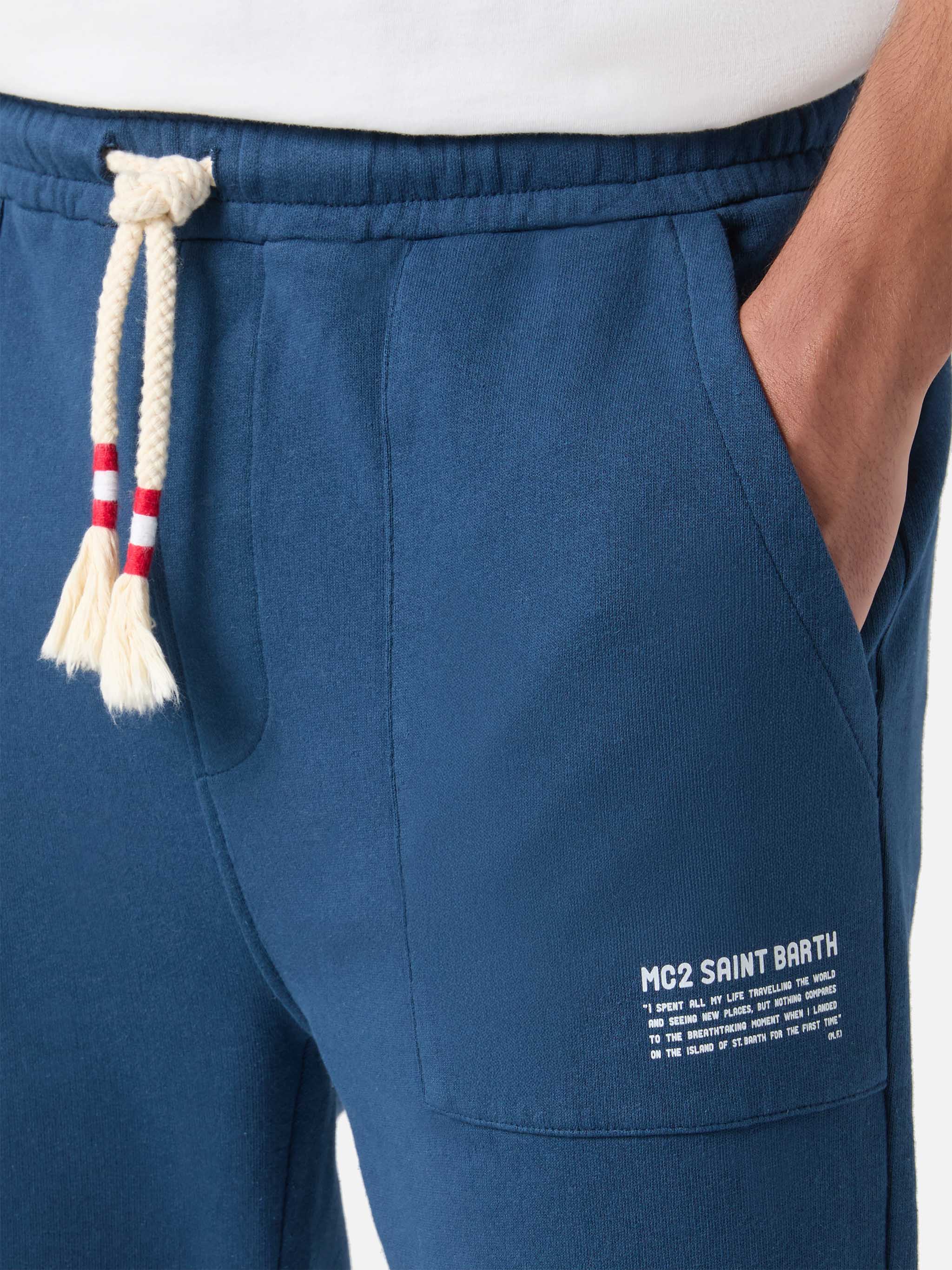 mc2-saint-barth-bolt-pantaloni-sportivi-blu-m-lange-uomo image 2