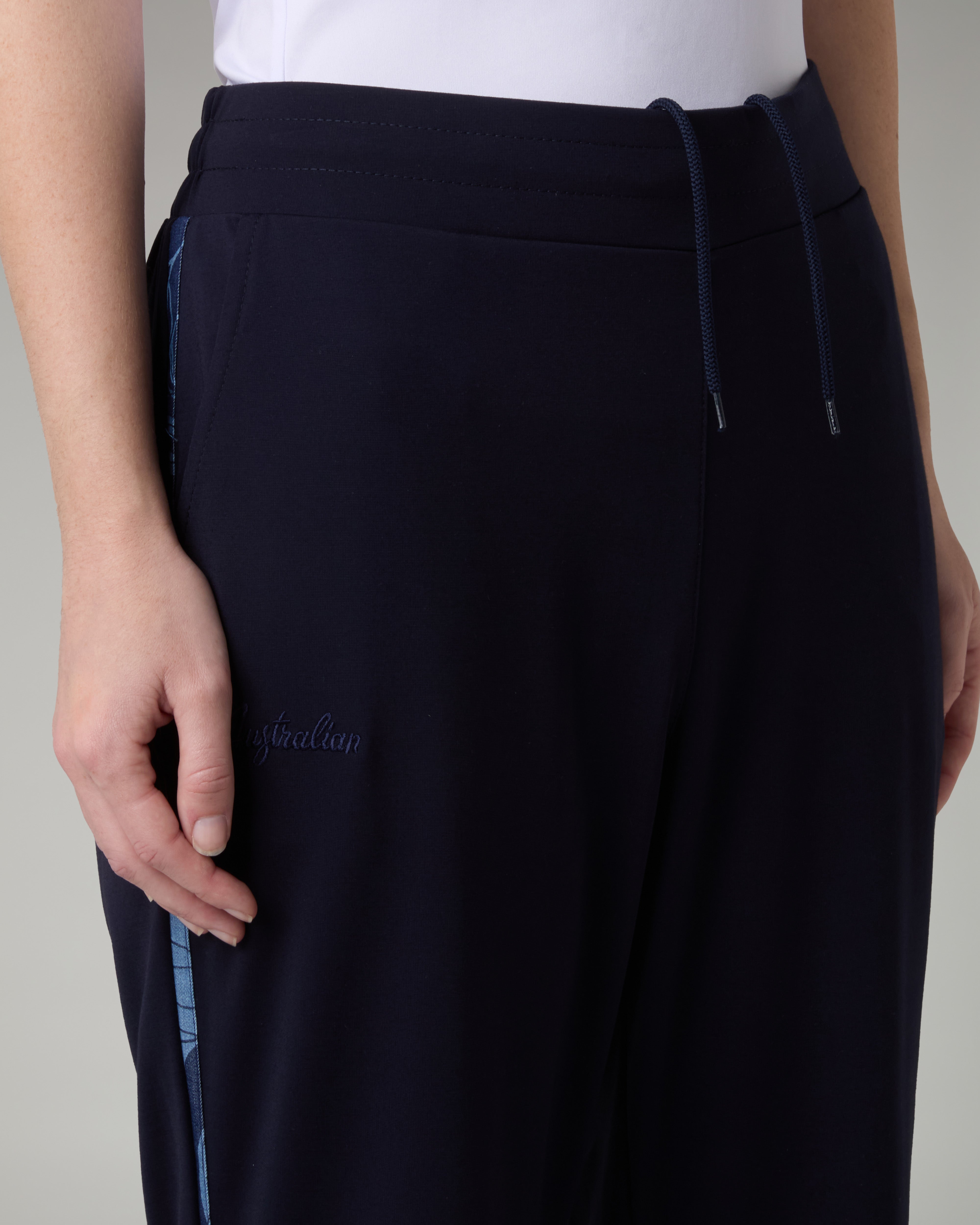australian-flow-chambray-tracksuit-eclipse-blue-tuta-interlock-uomo image 7