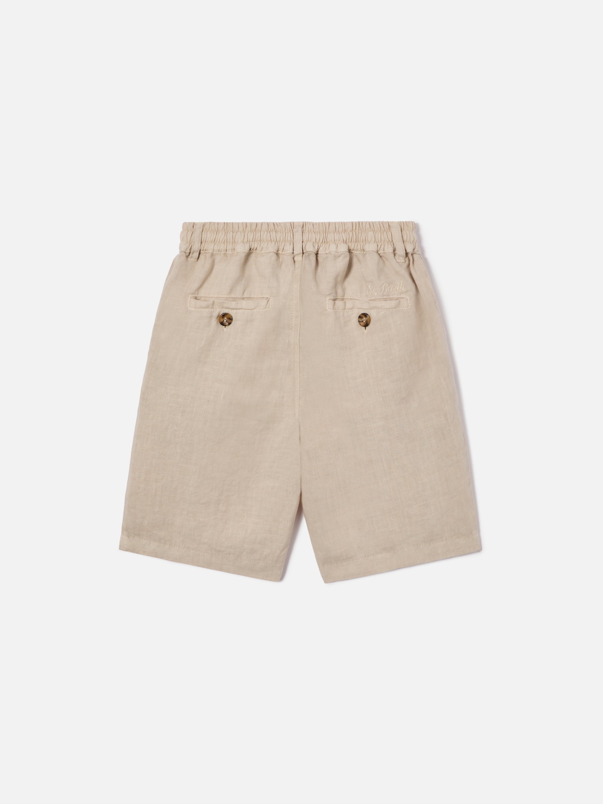 mc2-saint-barth-ischia-jr-shorts-bambino-lino-grigio-chiaro image 2
