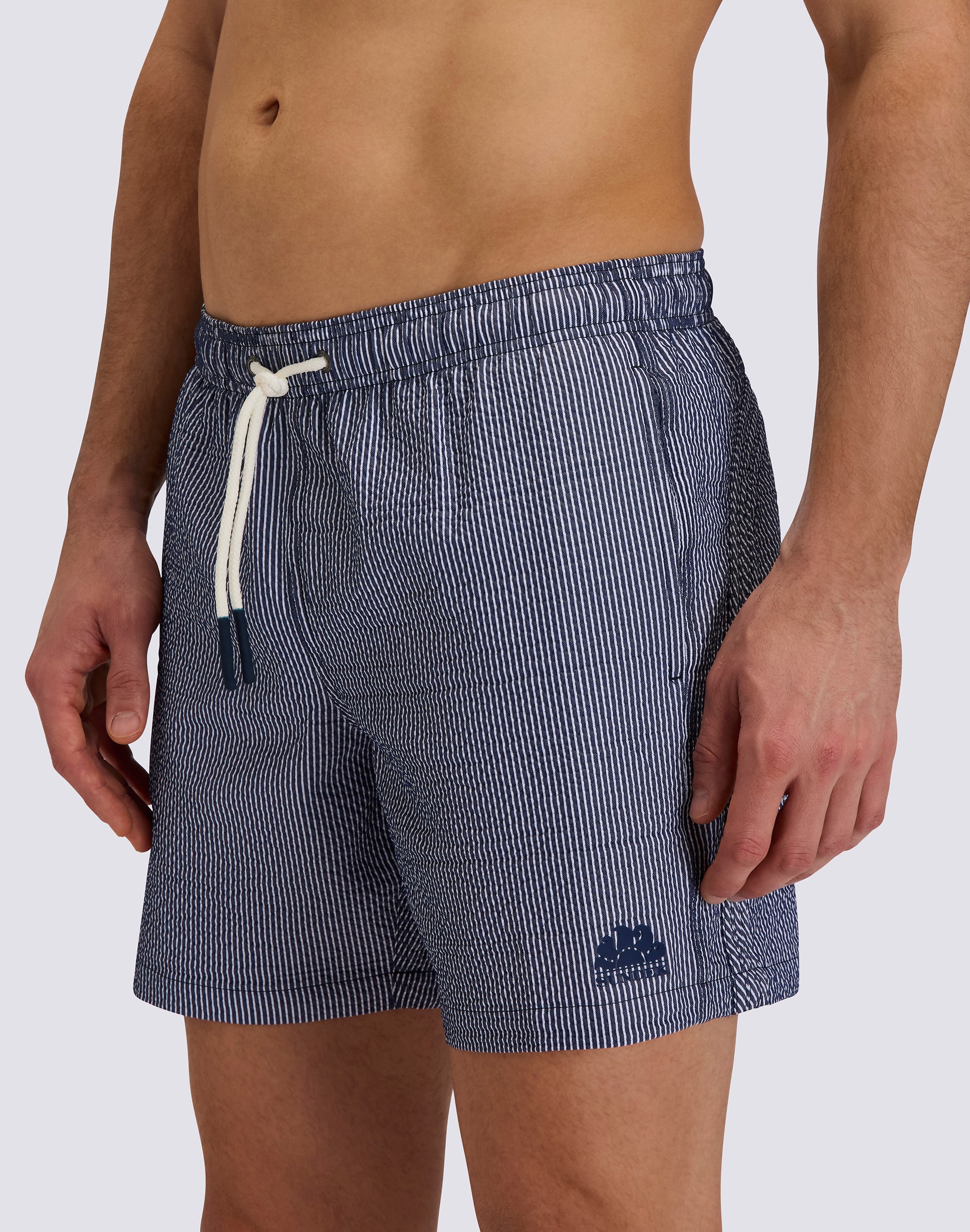 sundek-goldenwave-boardshort-uomo-media-lunghezza-tinto-filo-a-righe image 3
