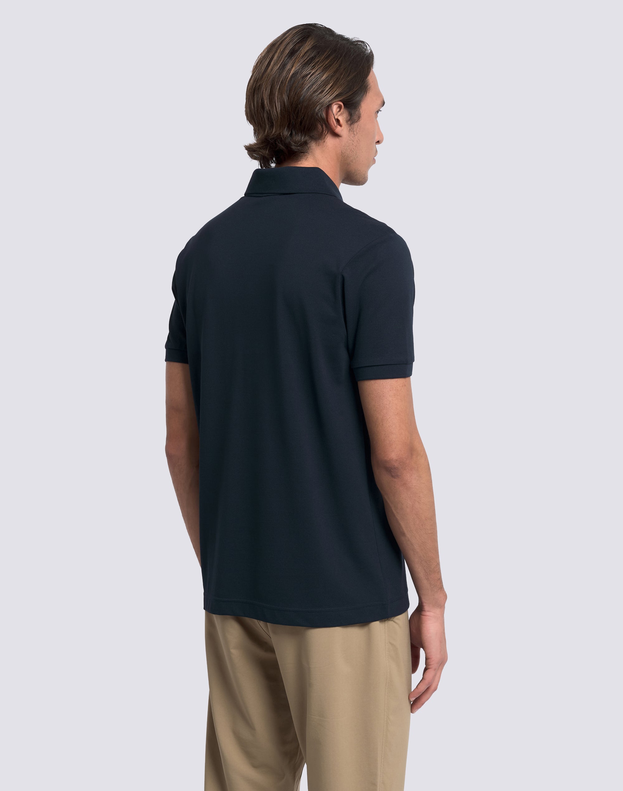sundek-m822plpk200-polo-uomo-cotone-piquet-regular-con-colletto-rigato image 5