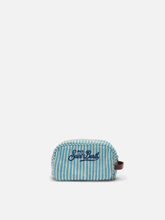 mc2-saint-barth-beauty-bag-westwood-lino-righe-azzurro-bianco image 1