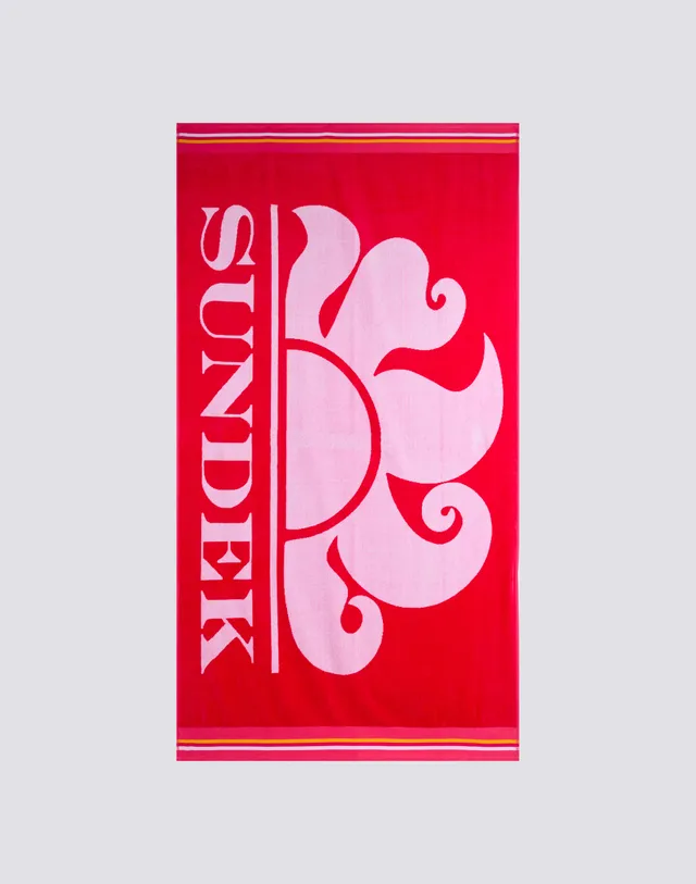 sundek-new-classic-telo-mare-jacquard-con-logo-100x180-cm-440-gr image 1