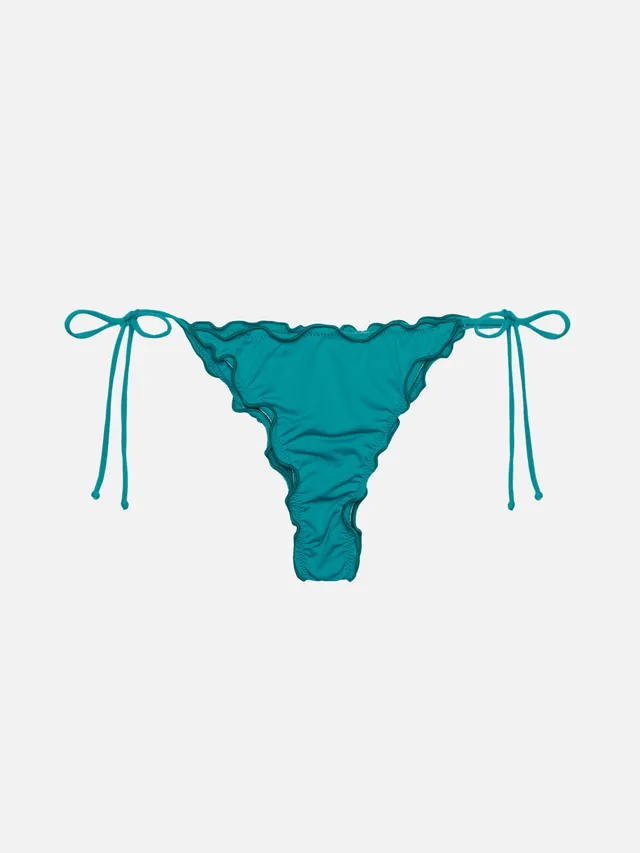 mc2-saint-barth-slip-mare-miami-donna-teal-sgambato-con-laccetti image 1