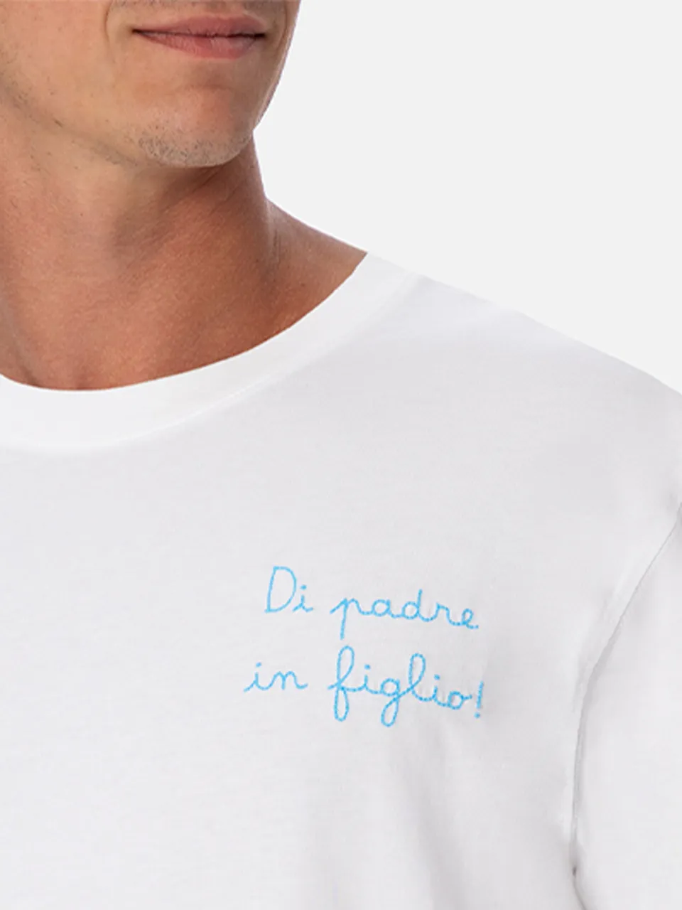 mc2-saint-barth-man-t-shirt-uomo-bianca-ricamo-di-padre-in-figlio-ss-lazio-speci image 1