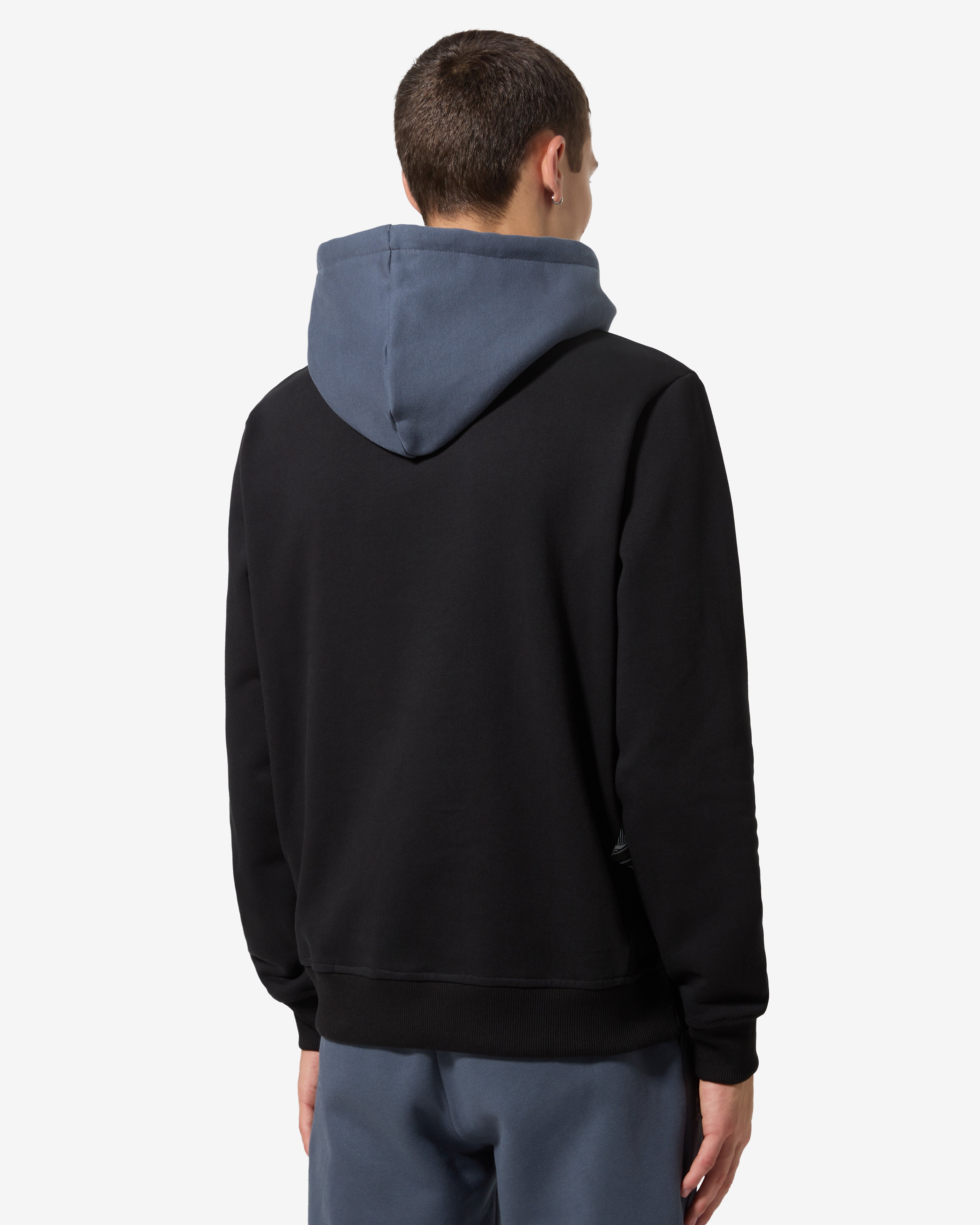 australian-cool-hoodie-felpa-con-cappuccio-in-contrasto-e-zip-invisibili-made-in image 3