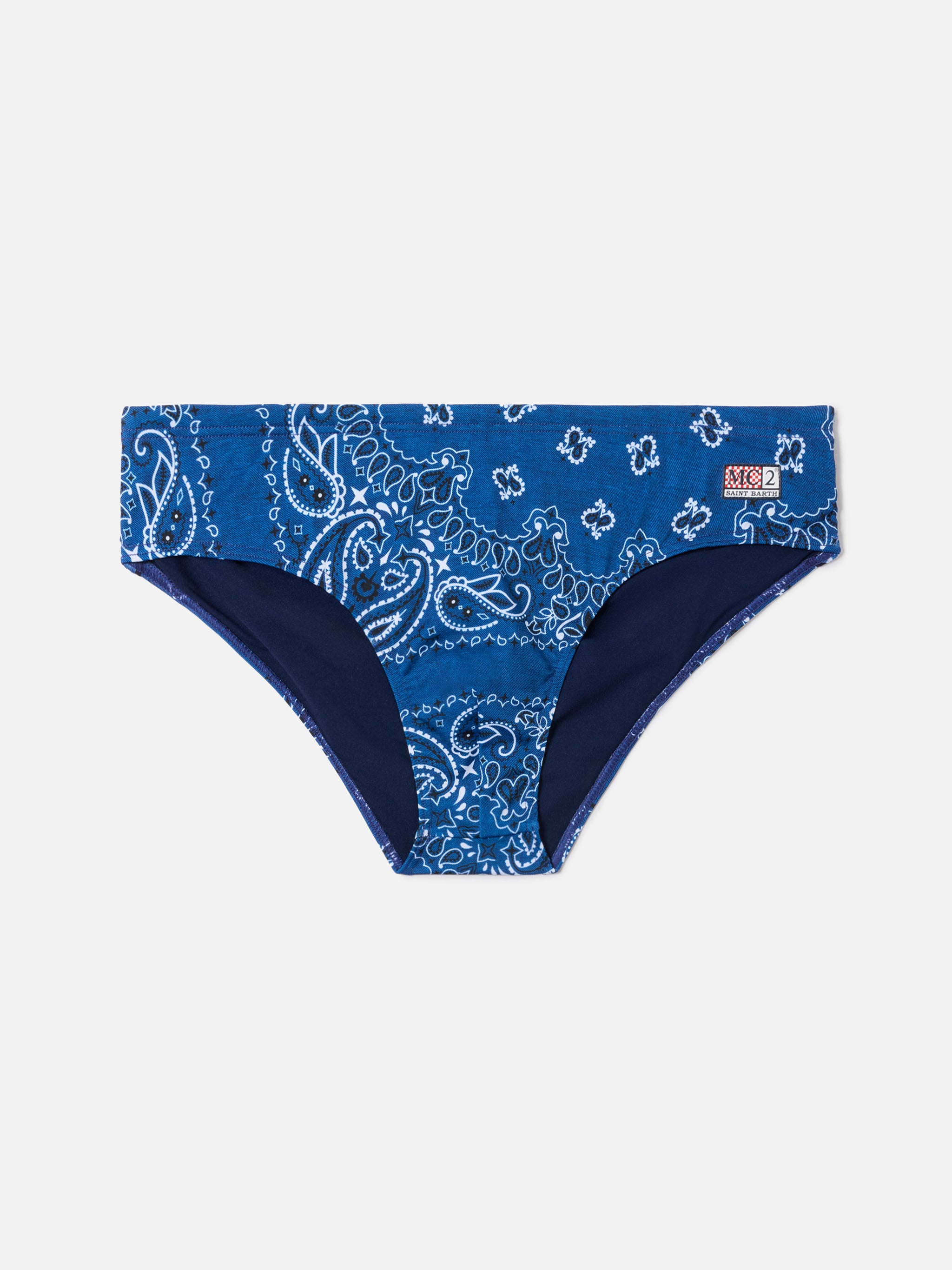 slip-mare-mc2-saint-barth-cayo-con-stampa-bandanna-blu-navy image 1