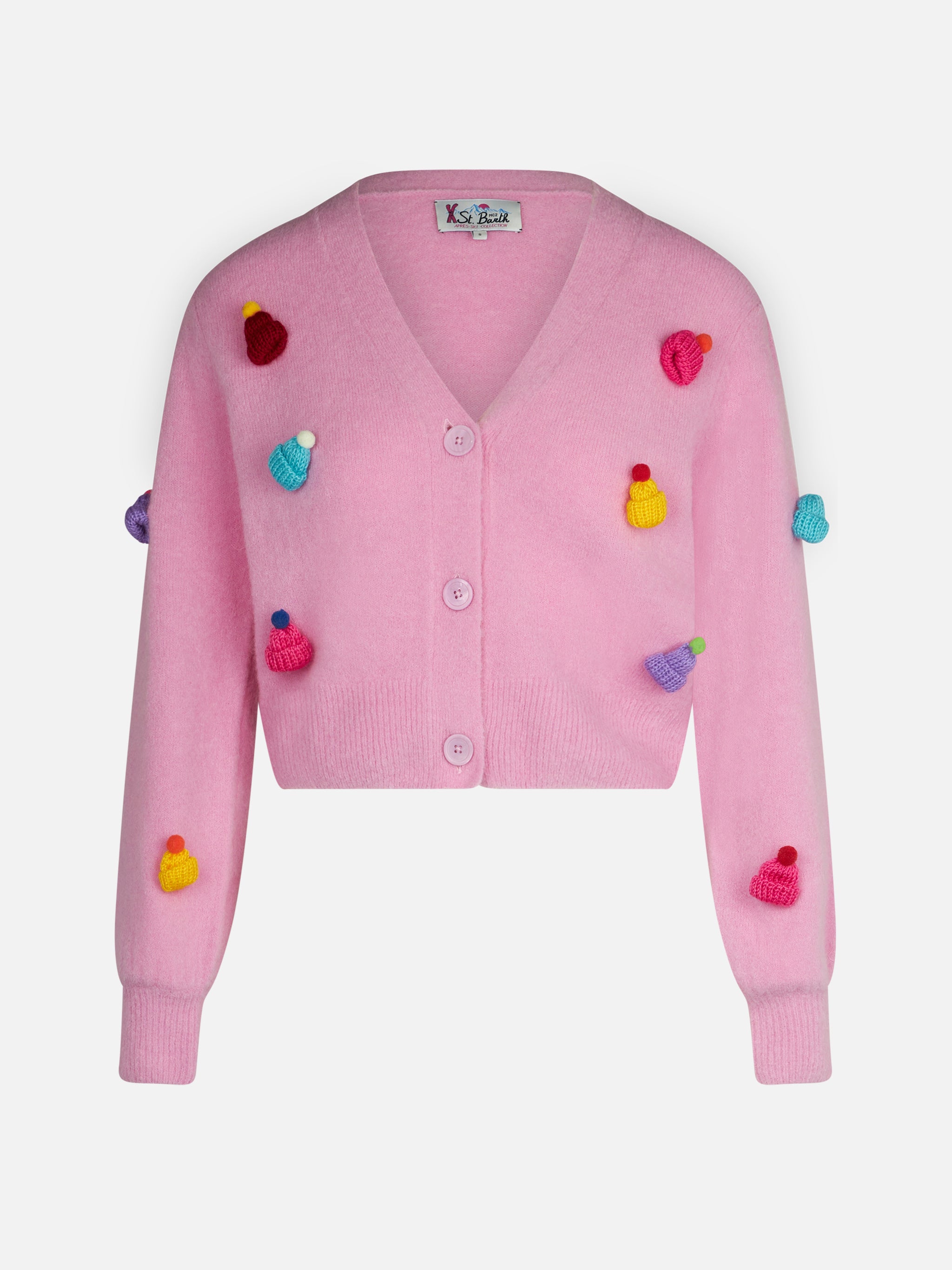 mc2-saint-barth-cardigan-lyza-soft-cropped-in-misto-alpaca-rosa-con-cuori-croche image 4