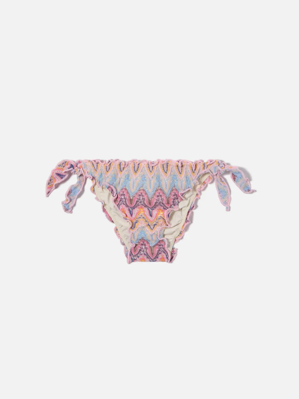 slip-mare-cric-da-bambina-mc2-saint-barth-in-raschel-multicolor-nei-toni-del-ros image 1