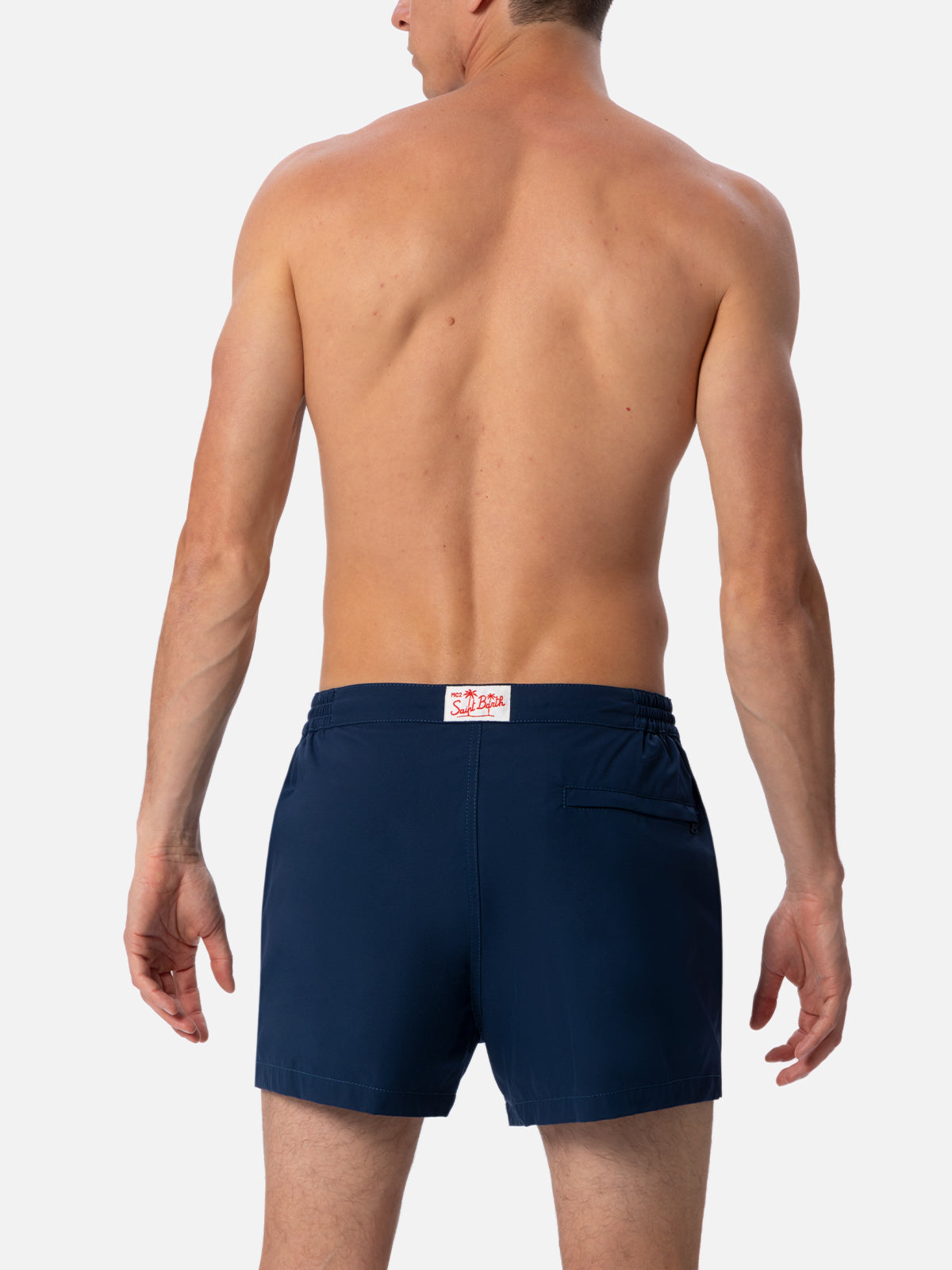mc2-saint-barth-harrys-costume-mare-uomo-blu-navy-tinta-unita-slim image 5