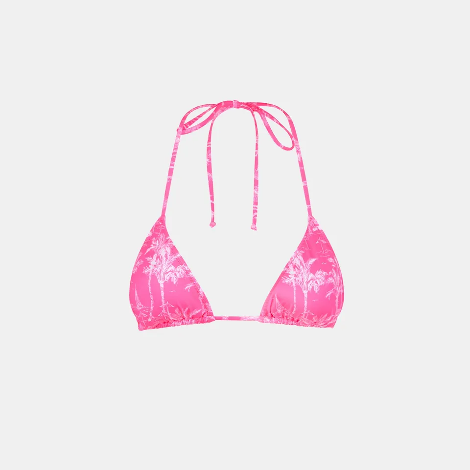 top-bikini-donna-mc2-saint-barth-leah-triangolo-in-tessuto-tecnico-stampa-toile- image 1
