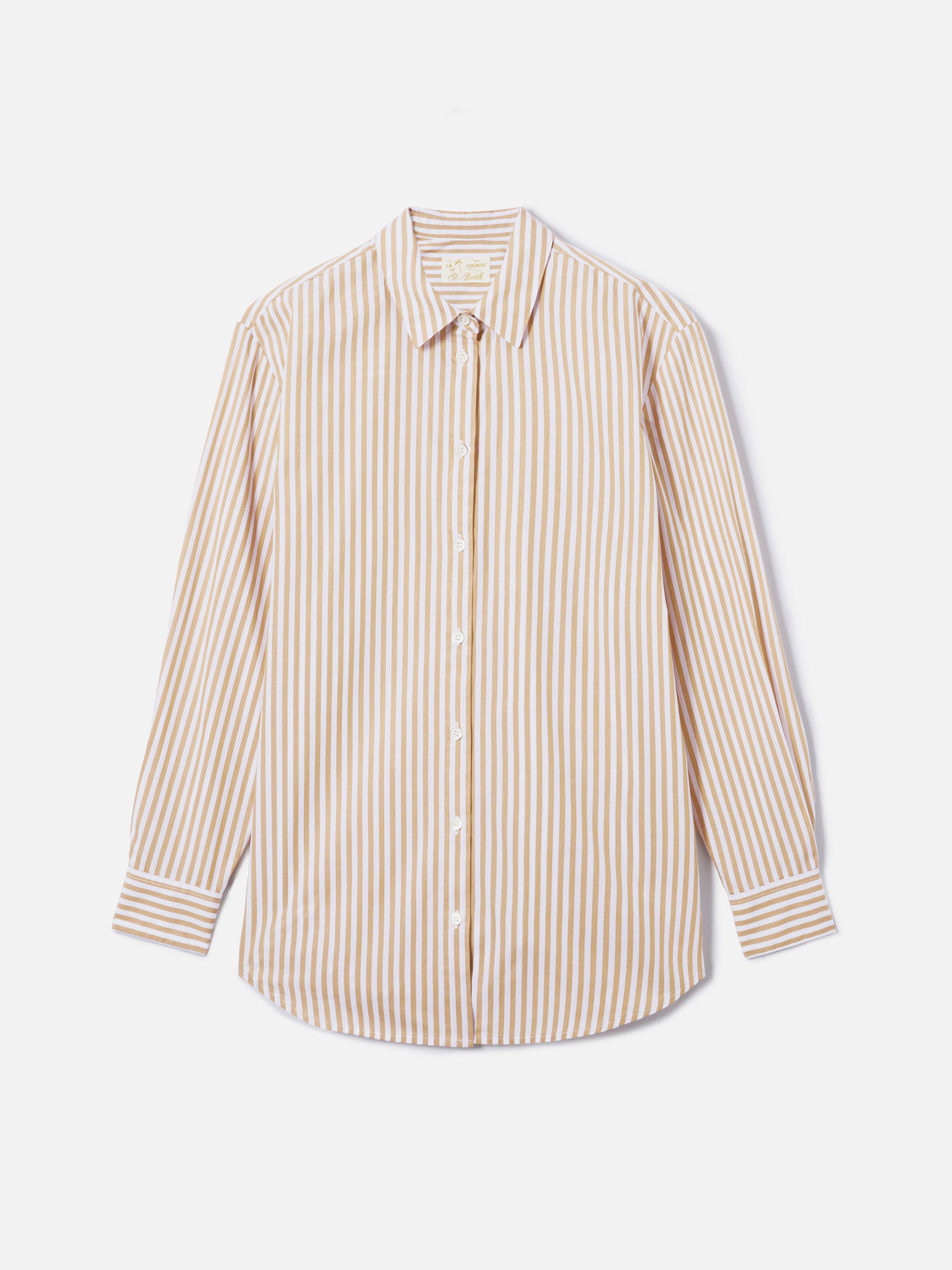 mc2-saint-barth-camicia-brigitte-donna-in-cotone-a-righe-beige image 6