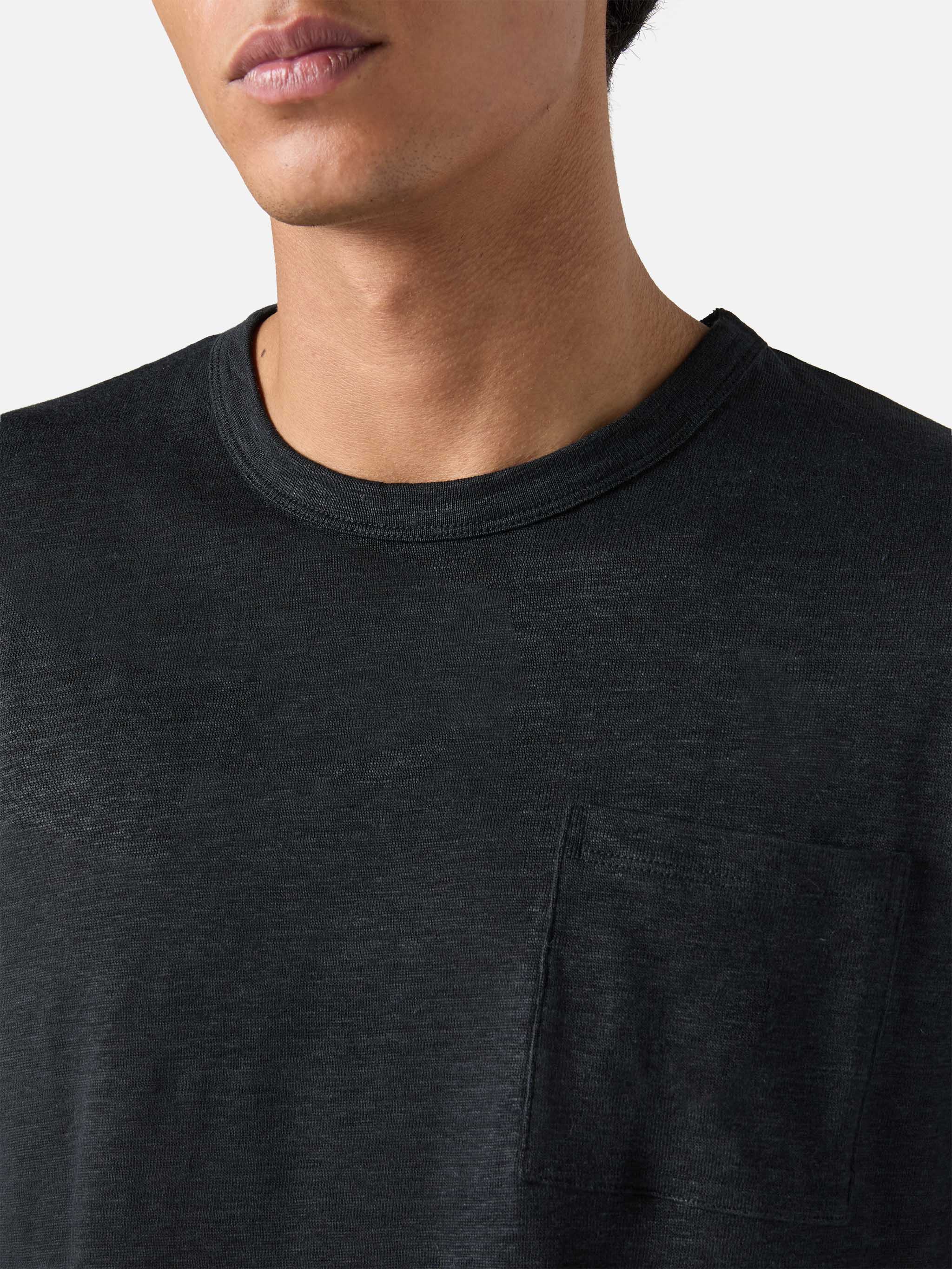 mc2-saint-barth-ecstasea-t-shirt-uomo-in-lino-nero image 3