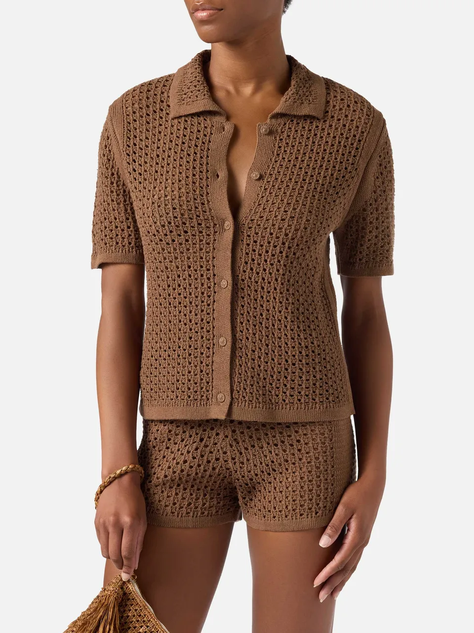 mc2-saint-barth-cardigan-elowen-in-crochet-marrone image 1
