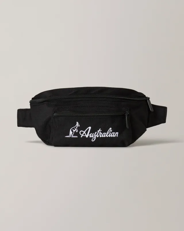 australian-bold-script-waist-bag-marsupio-medio-nero image 1
