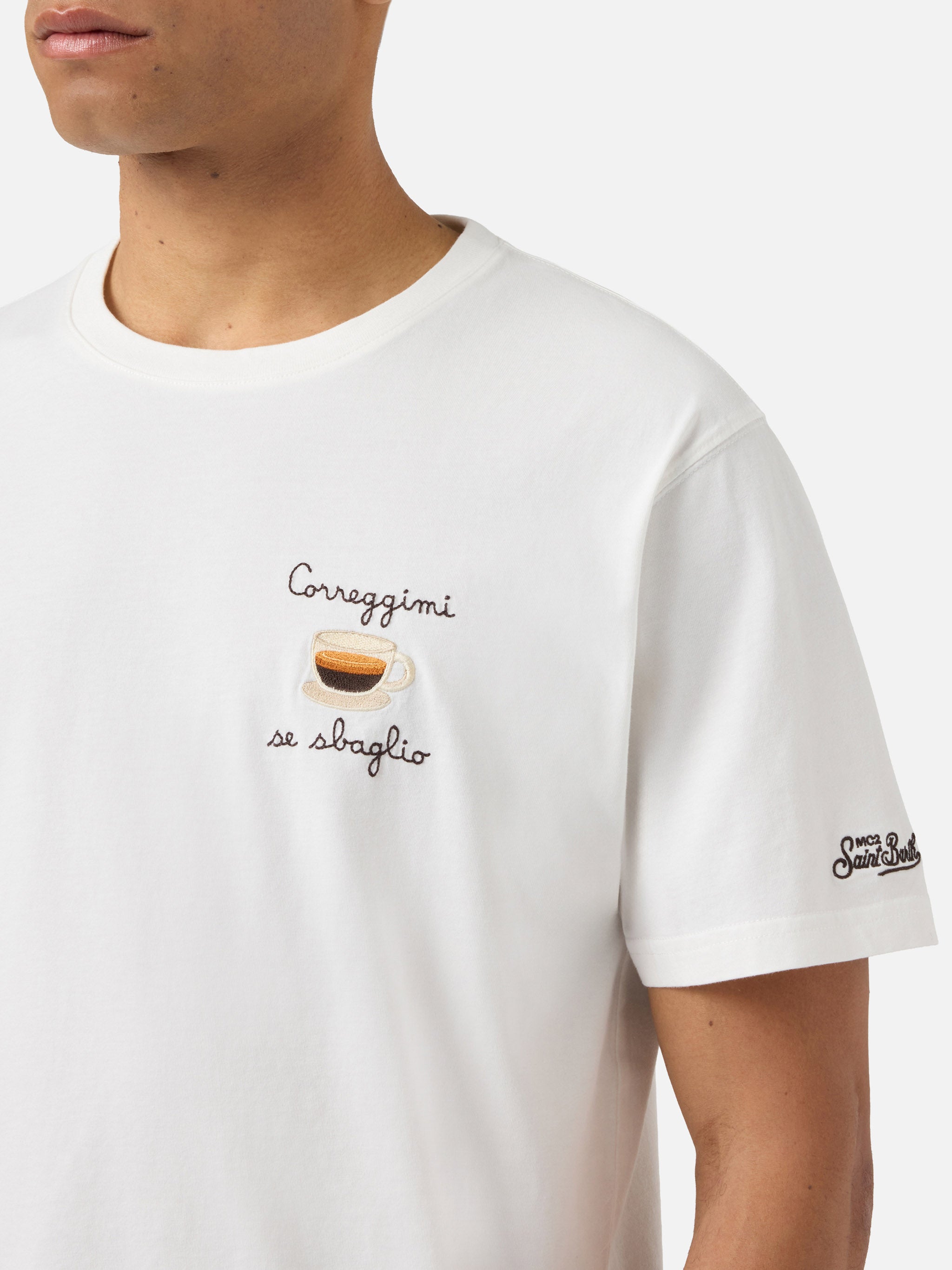 mc2-saint-barth-t-shirt-portofino-panna-ricamo-correggimi-se-sbaglio image 2