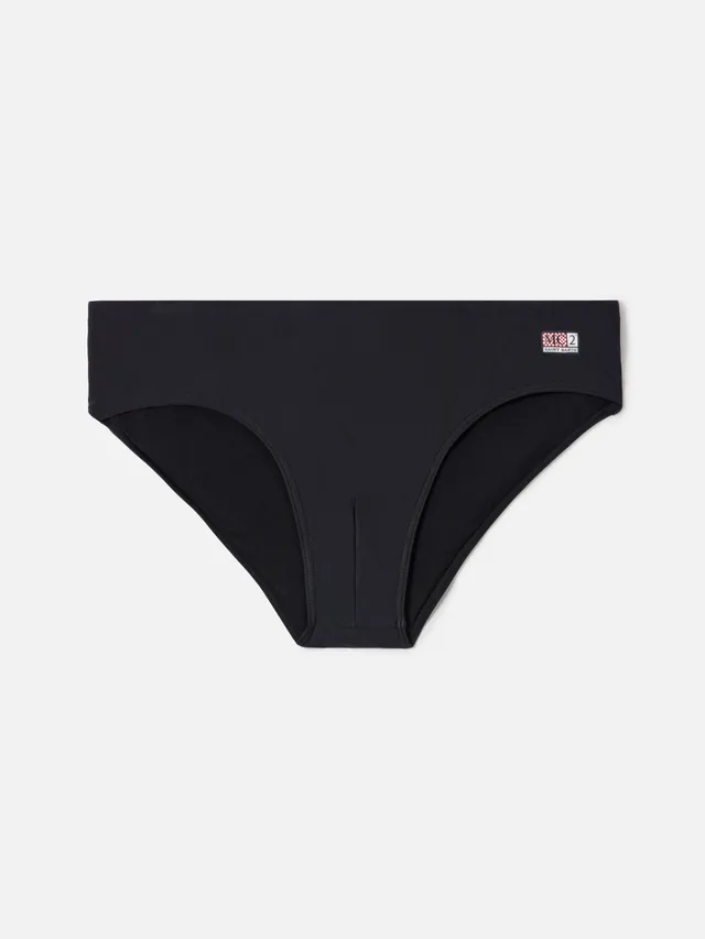 mc2-saint-barth-slip-mare-cayo-nero-tinta-unita-con-protezione-upf-50 image 1