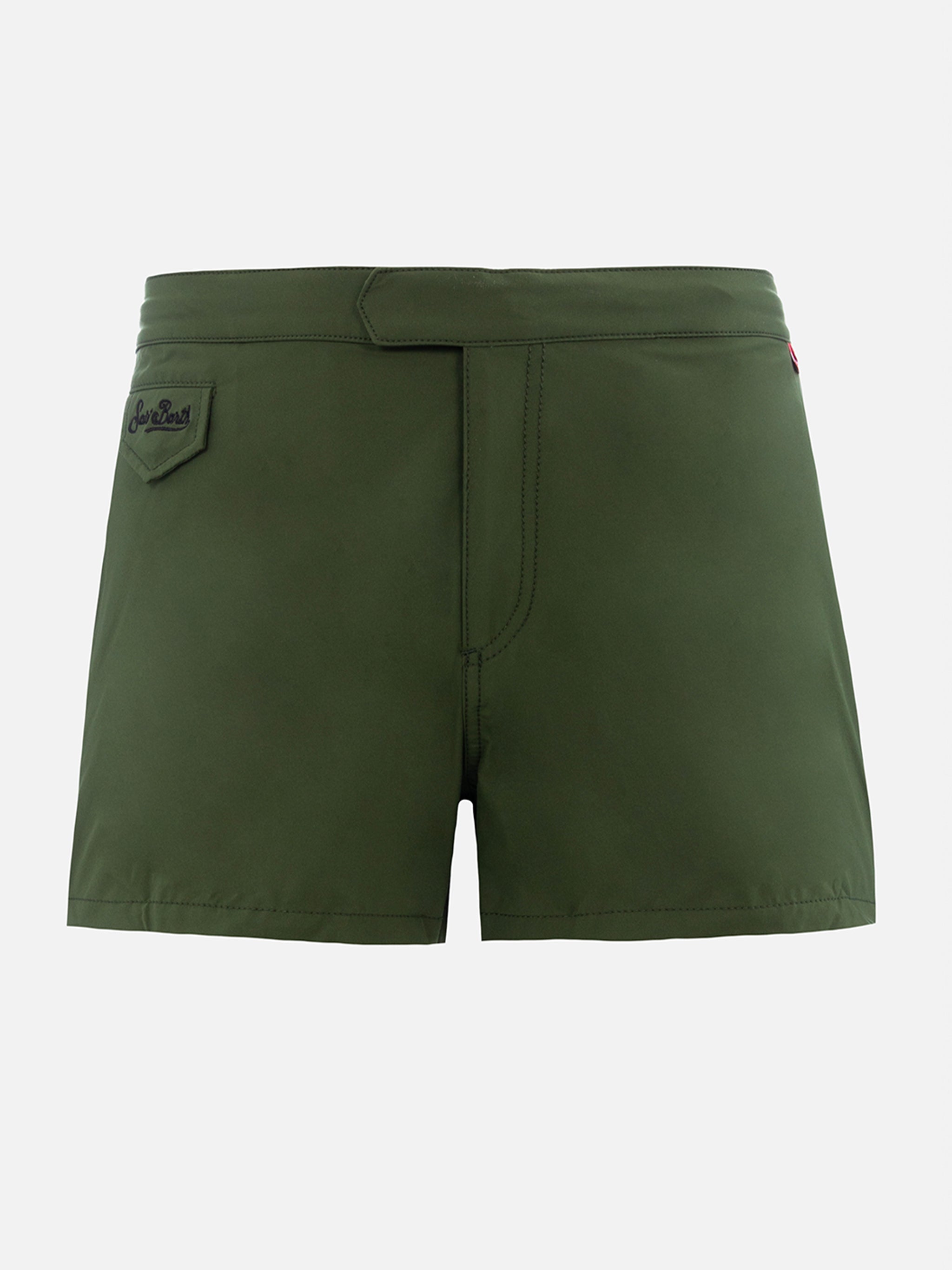 costume-da-bagno-uomo-mc2-saint-barth-harrys-in-tessuto-tecnico-verde-militare image 1