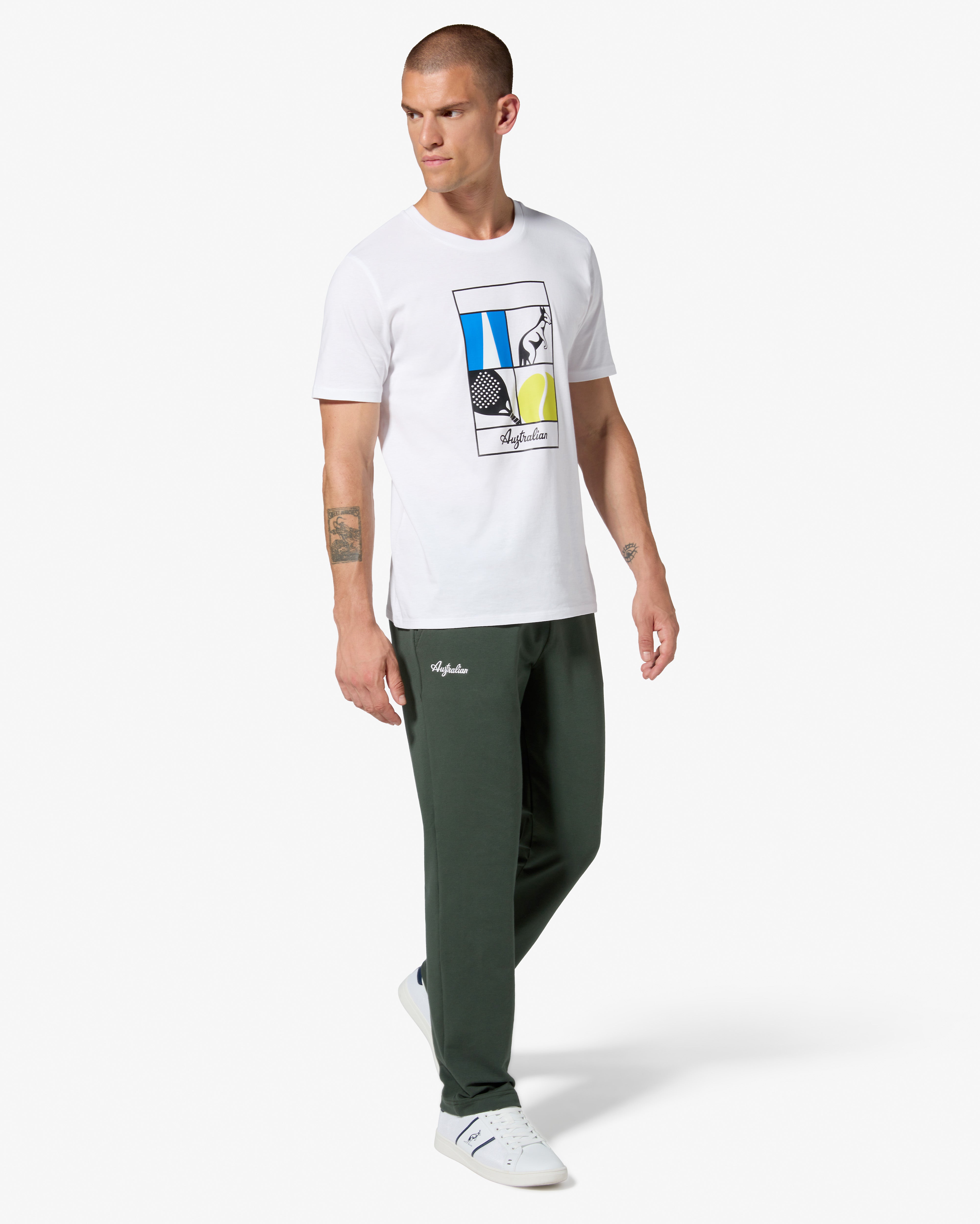 australian-meridiana-t-shirt-cotone-bianca image 2