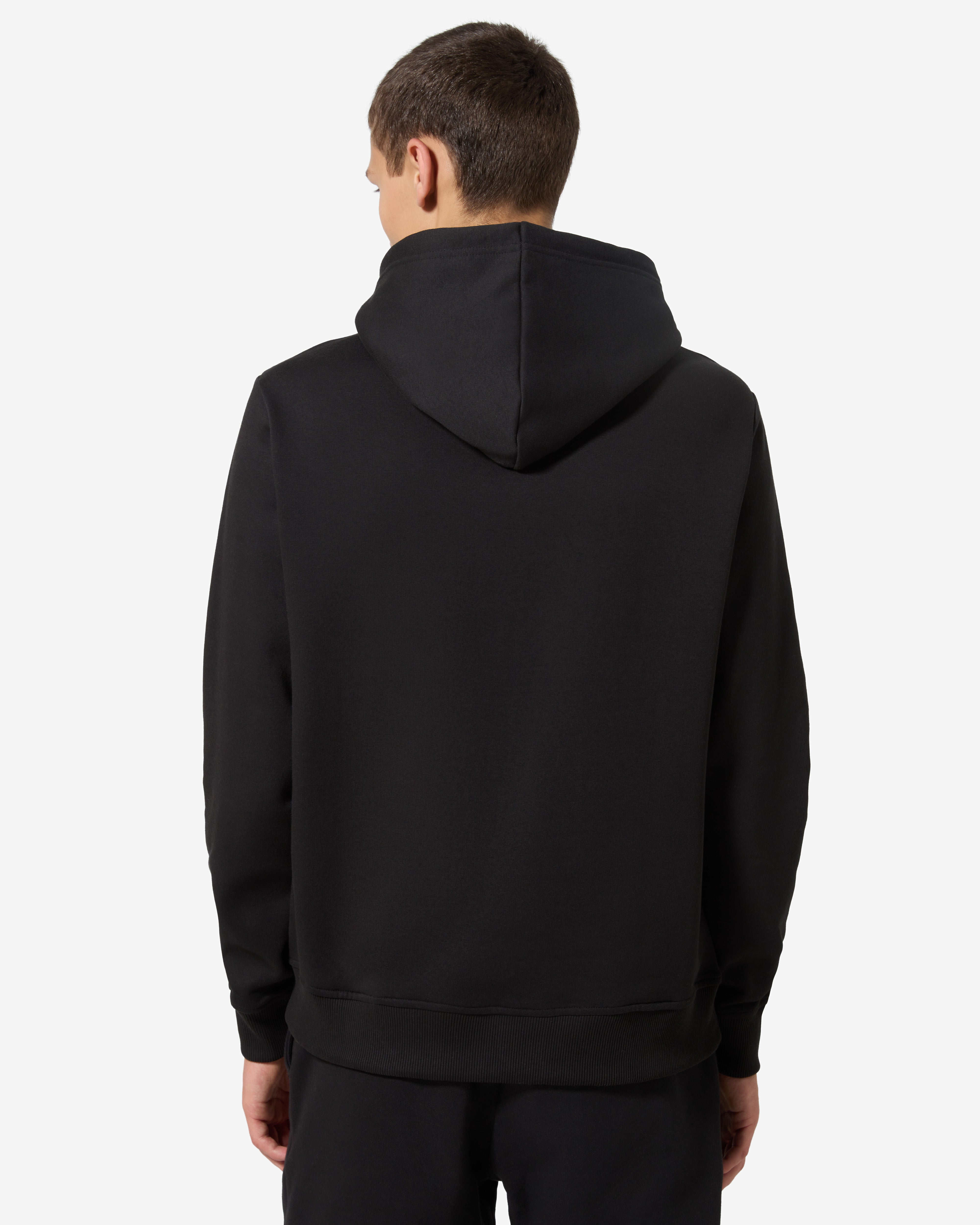australian-tennis-crew-hoodie-felpa-con-cappuccio-nera-cotone image 3
