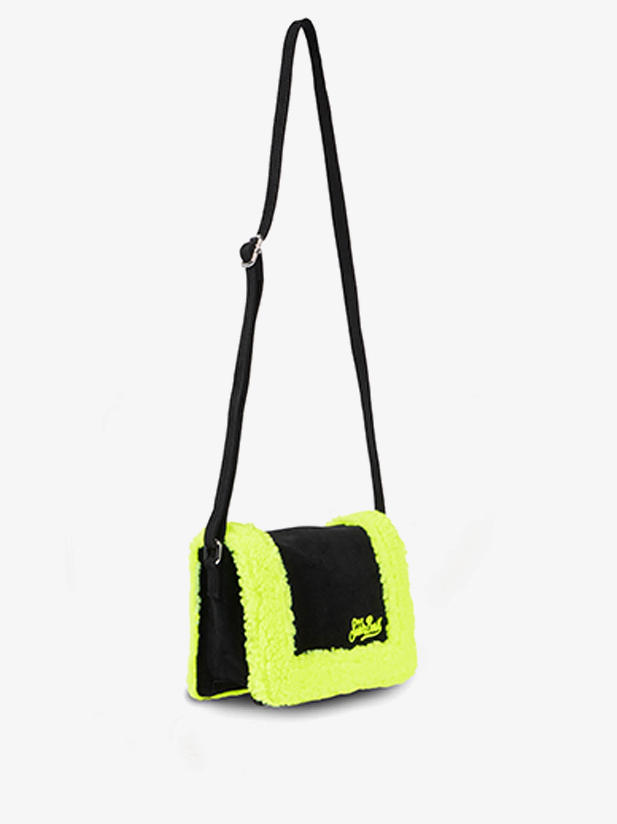 mc2-saint-barth-shearly-borsa-a-tracolla-nera-con-bordo-giallo-fluo image 2