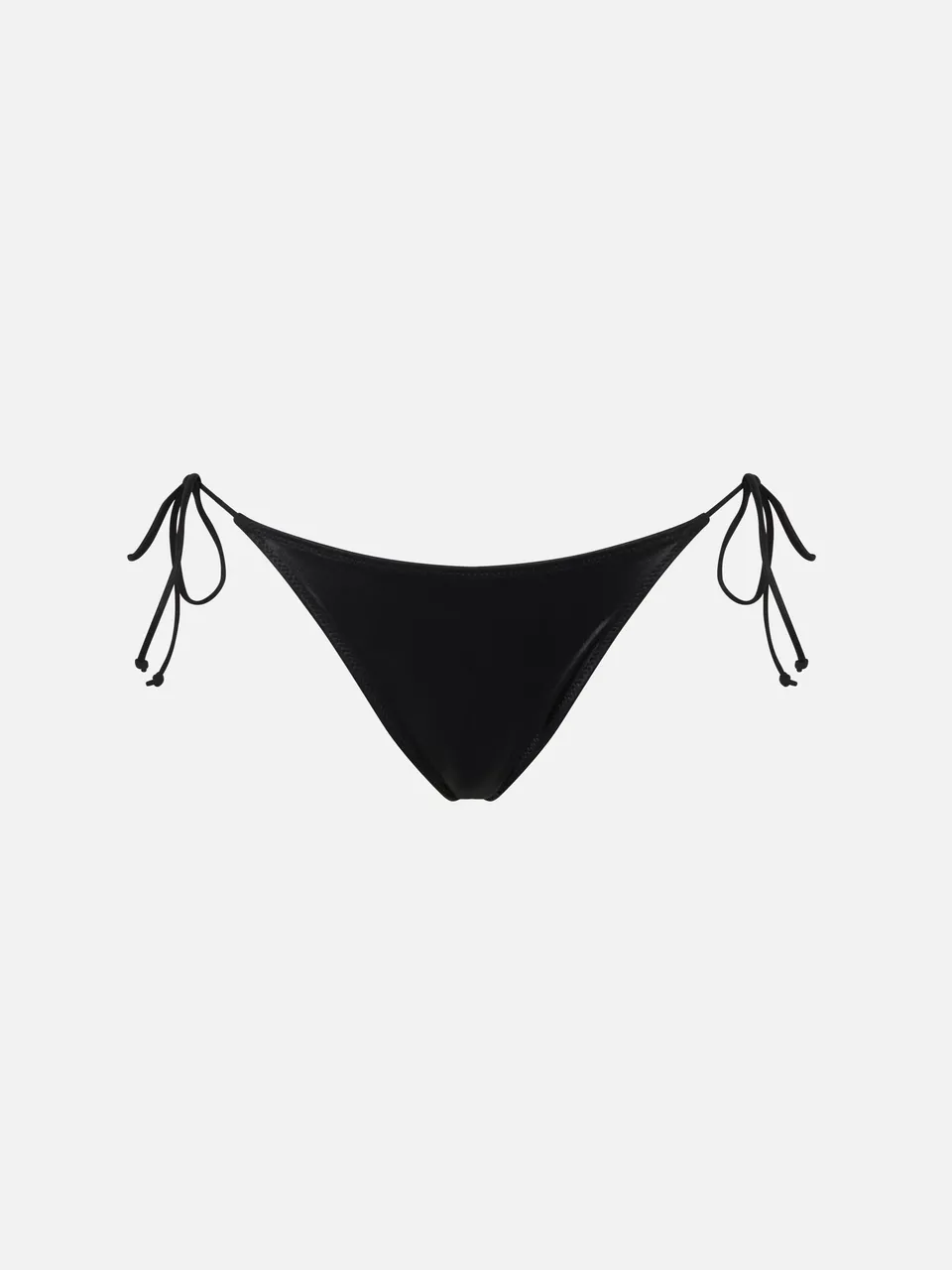mc2-saint-barth-slip-bikini-donna-marielle-nero-lamina-con-laccetti image 1