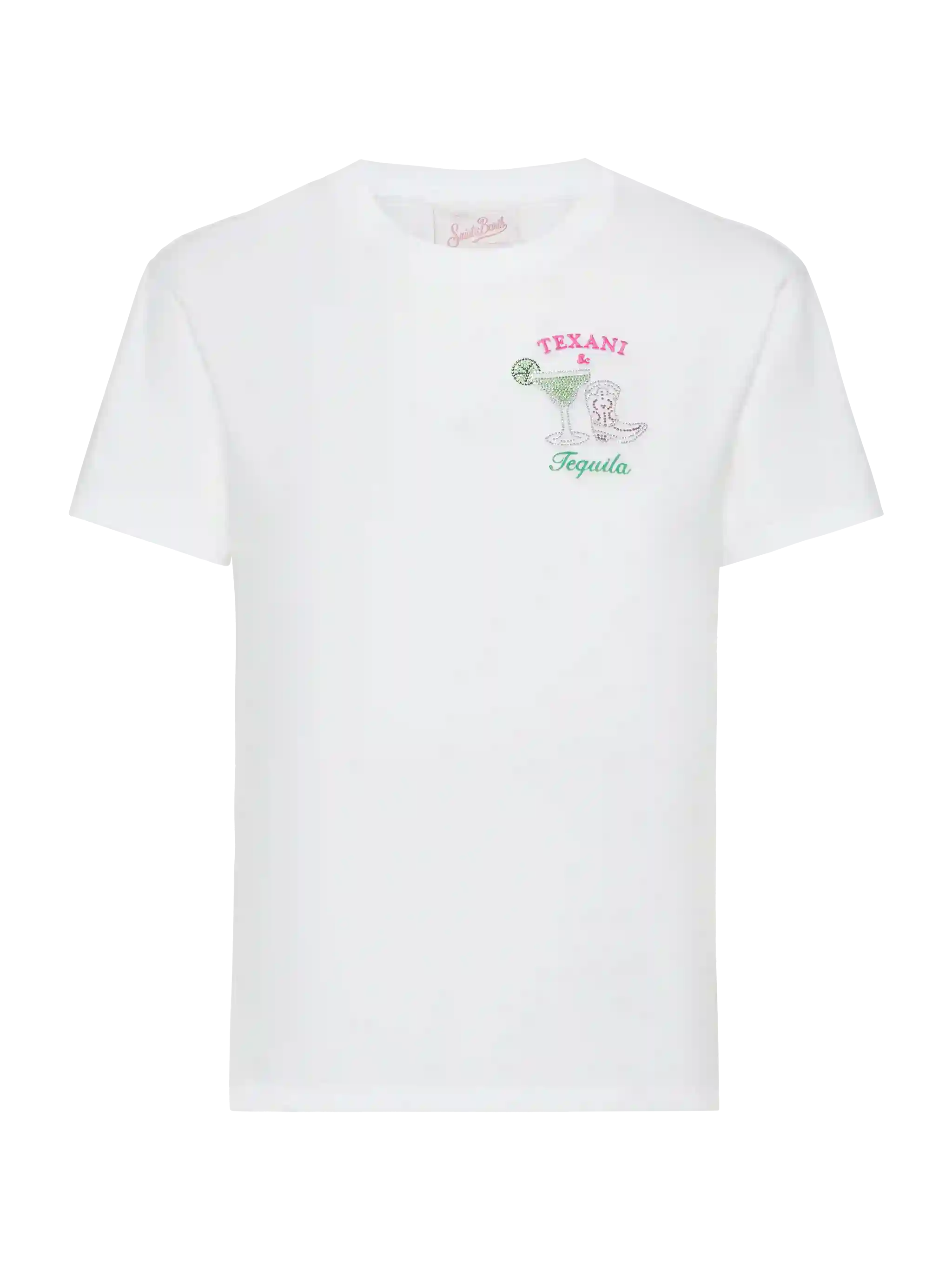 mc2-saint-barth-emilie-emi0001-t-shirt-donna-cotone-bianca-texani-tequila image 4