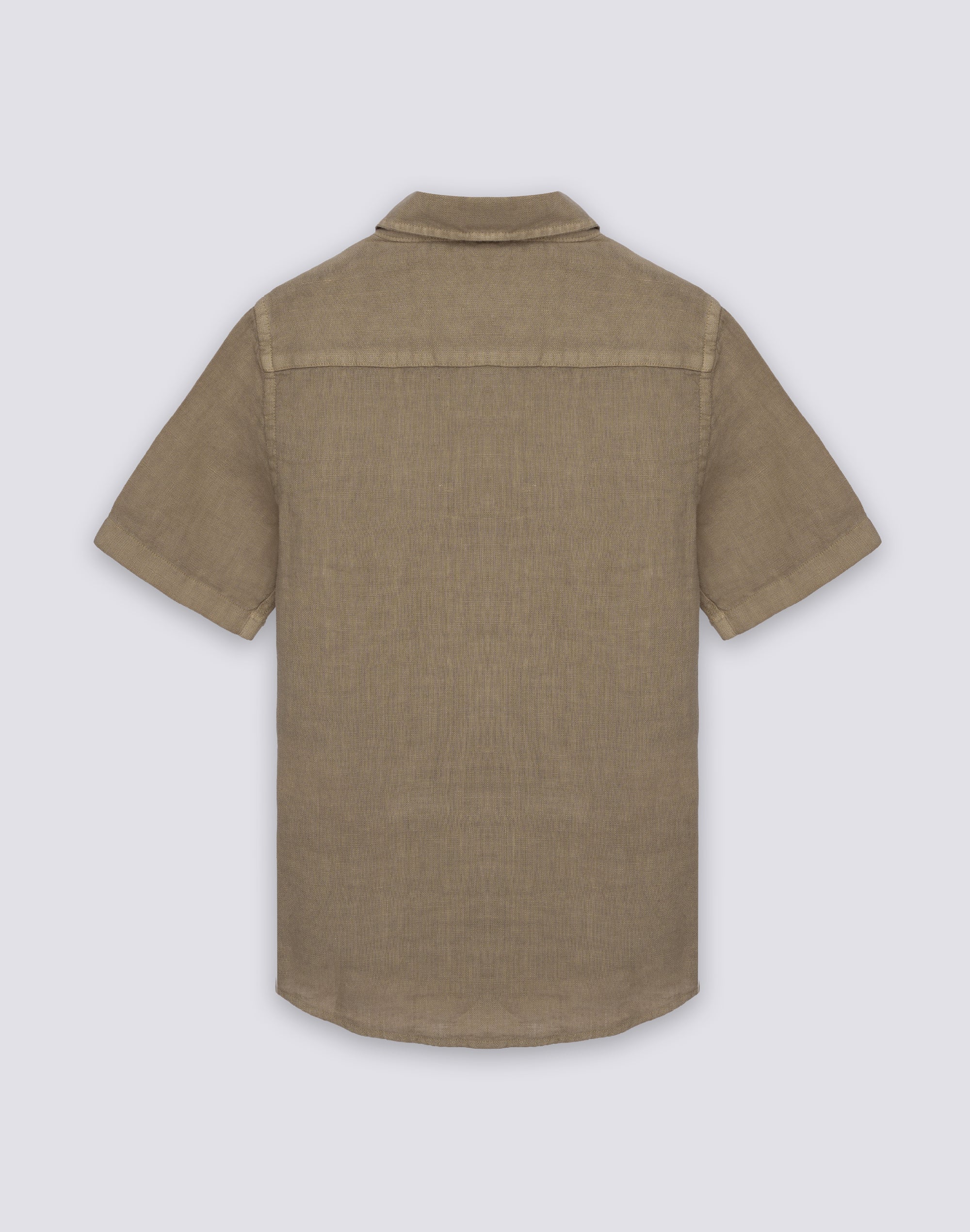 sundek-b814shli5tc-camicia-bambino-in-lino-a-manica-corta-tinto-capo image 2