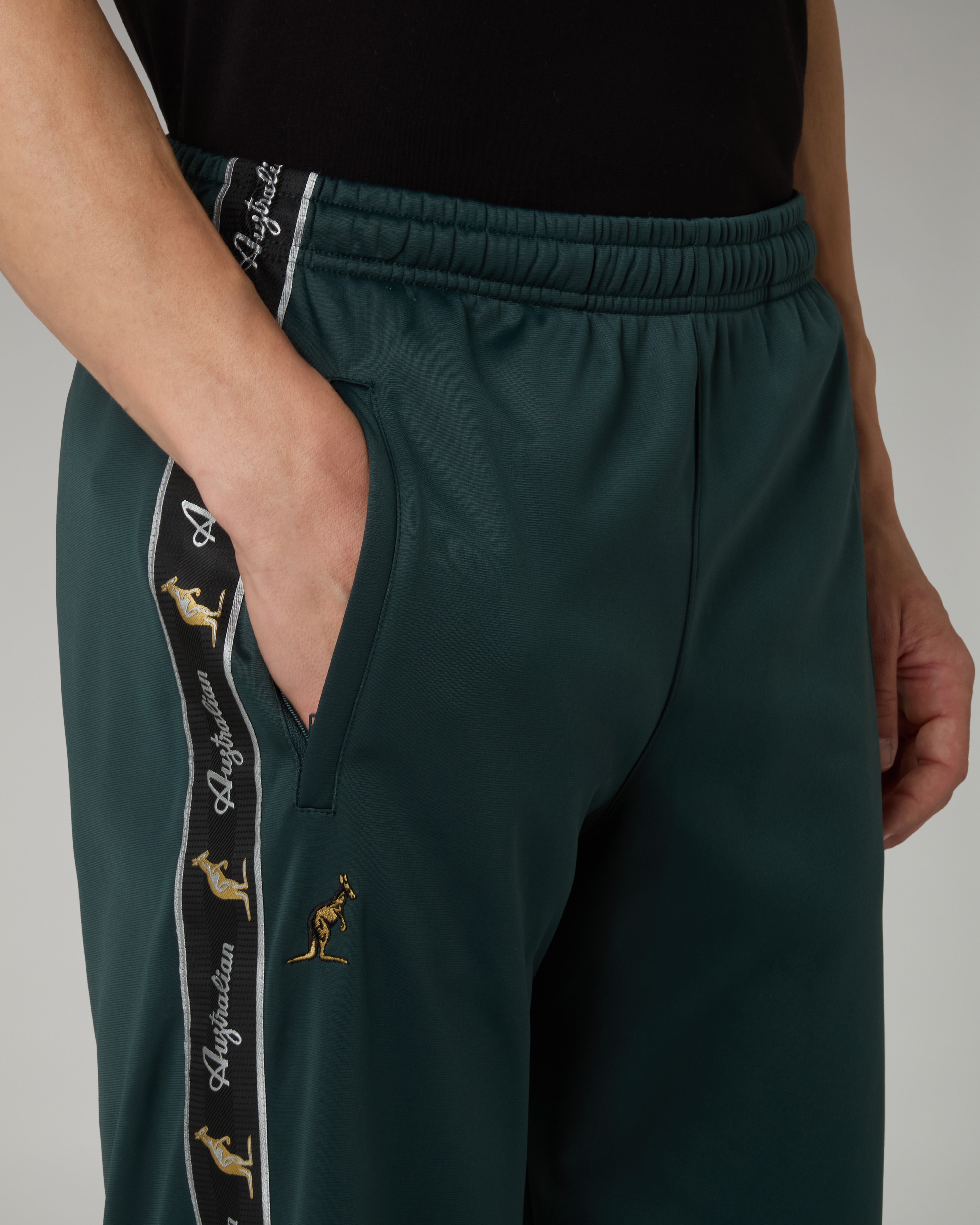 australian-acetate-track-pants-verde-bosco-con-zip image 4