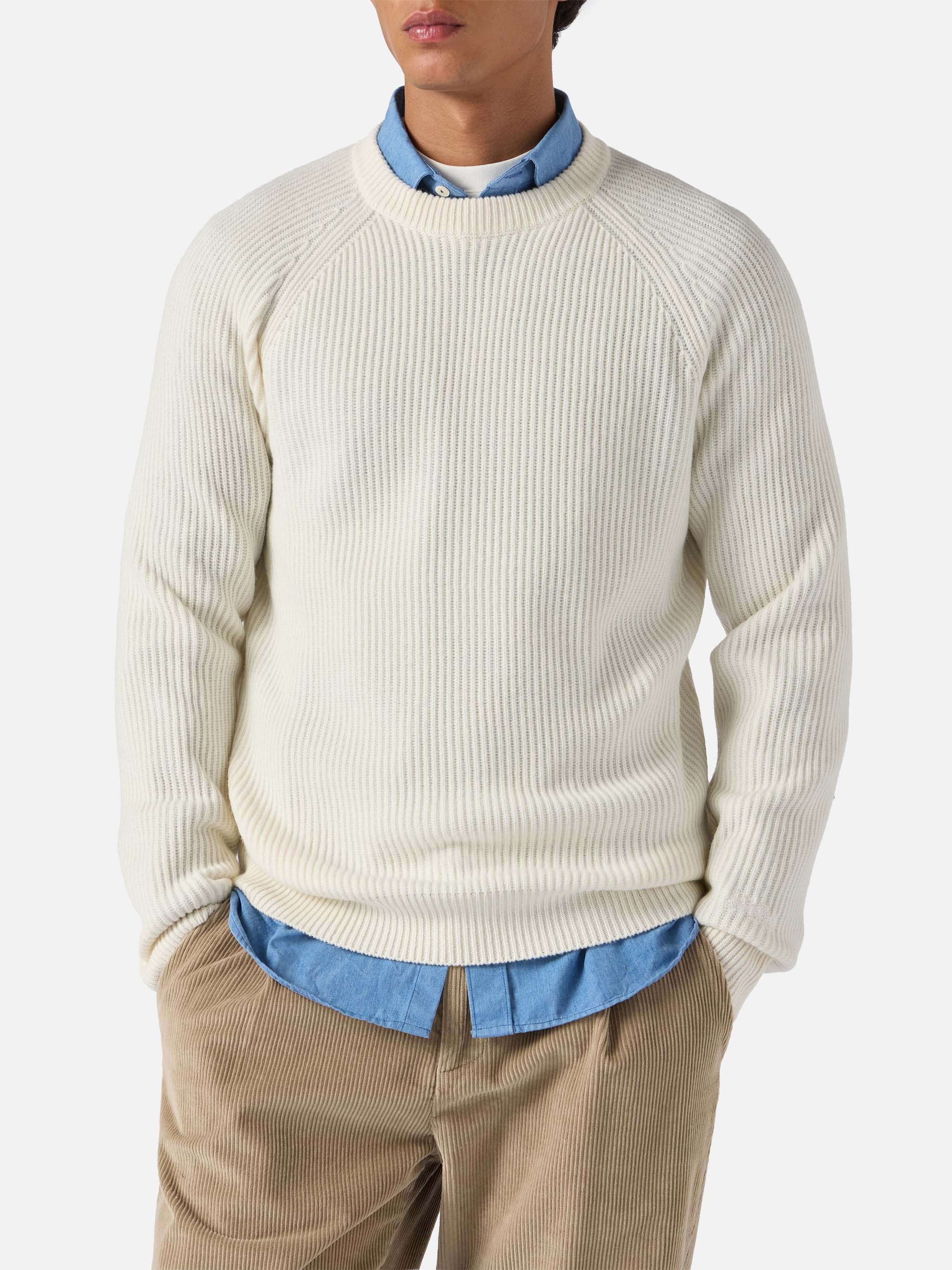 mc2-saint-barth-maglione-marine-uomo-bianco-coste-inglesi-100-lana image 1